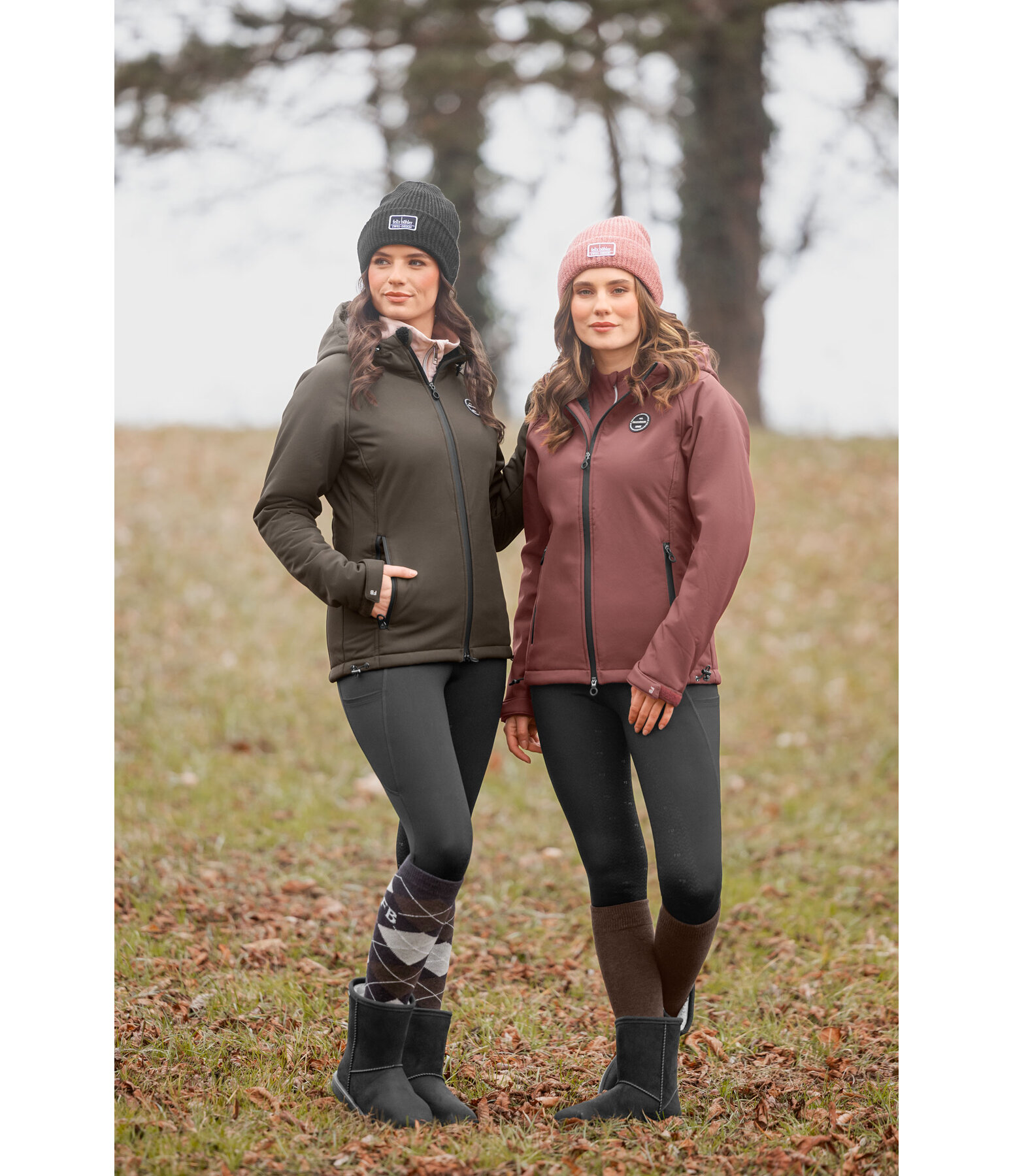 Giacca da equitazione softshell con cappuccio Lara II