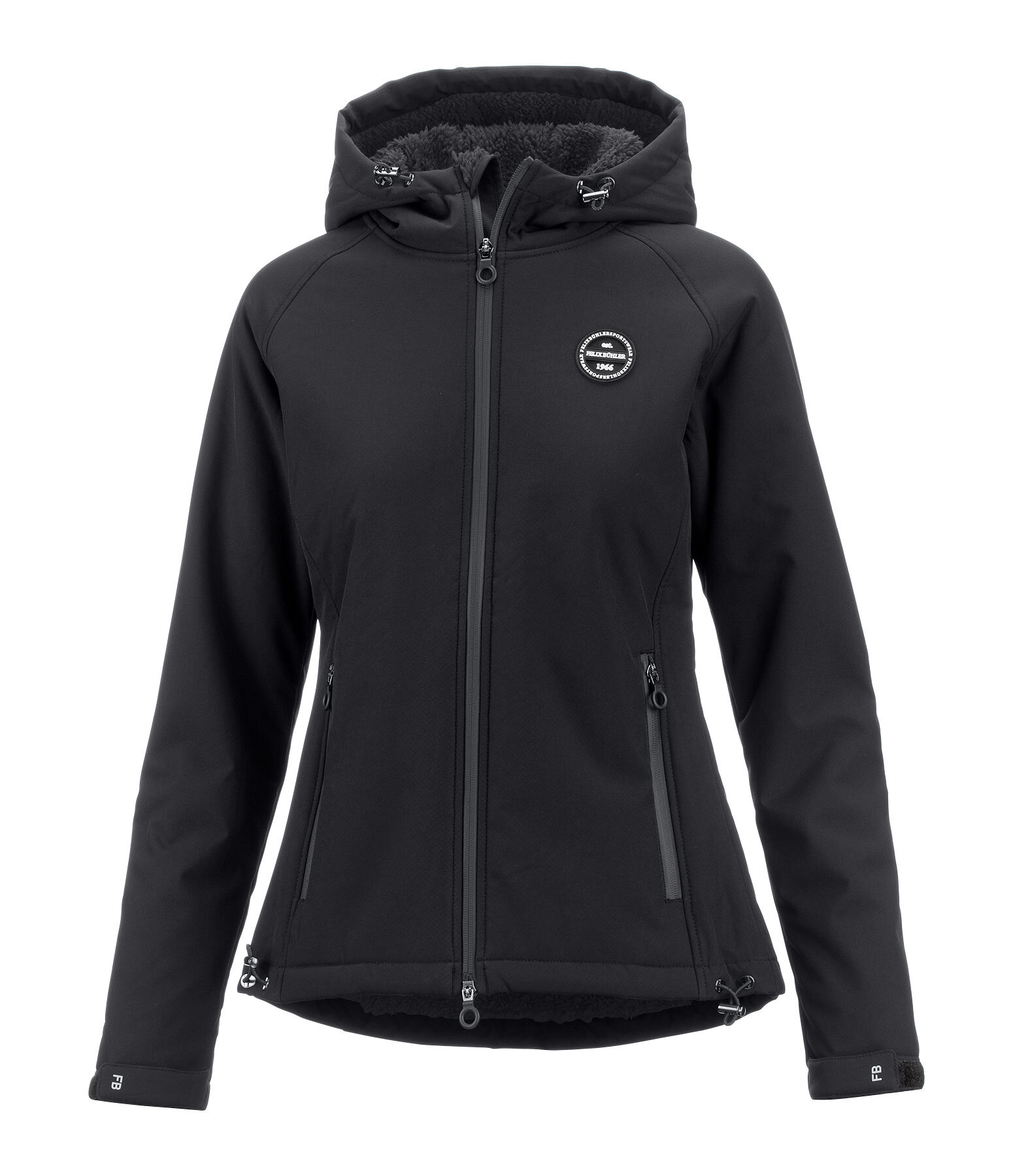 Giacca da equitazione softshell con cappuccio Lara II