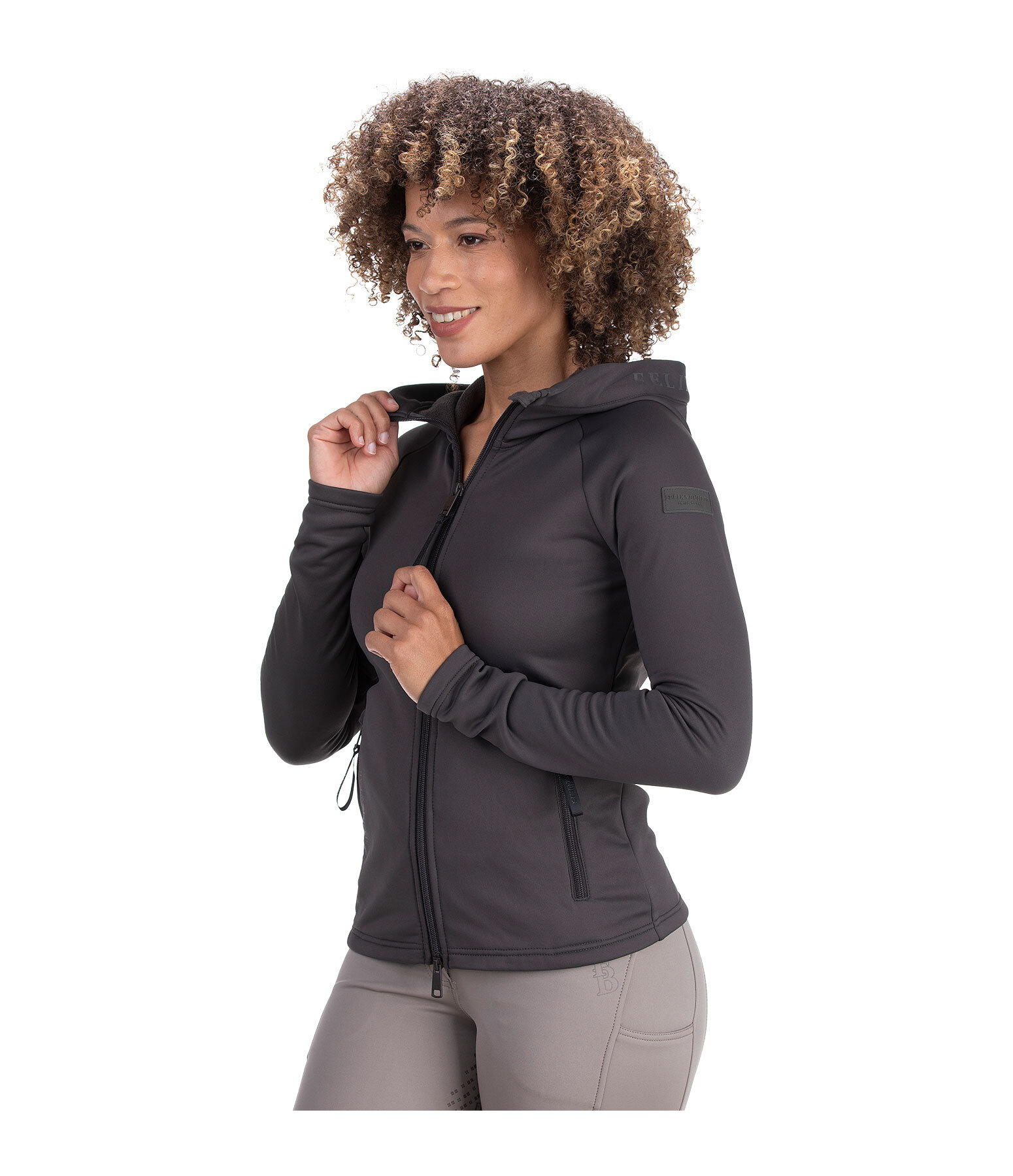 Felpa Performance Stretch con cappuccio Carin