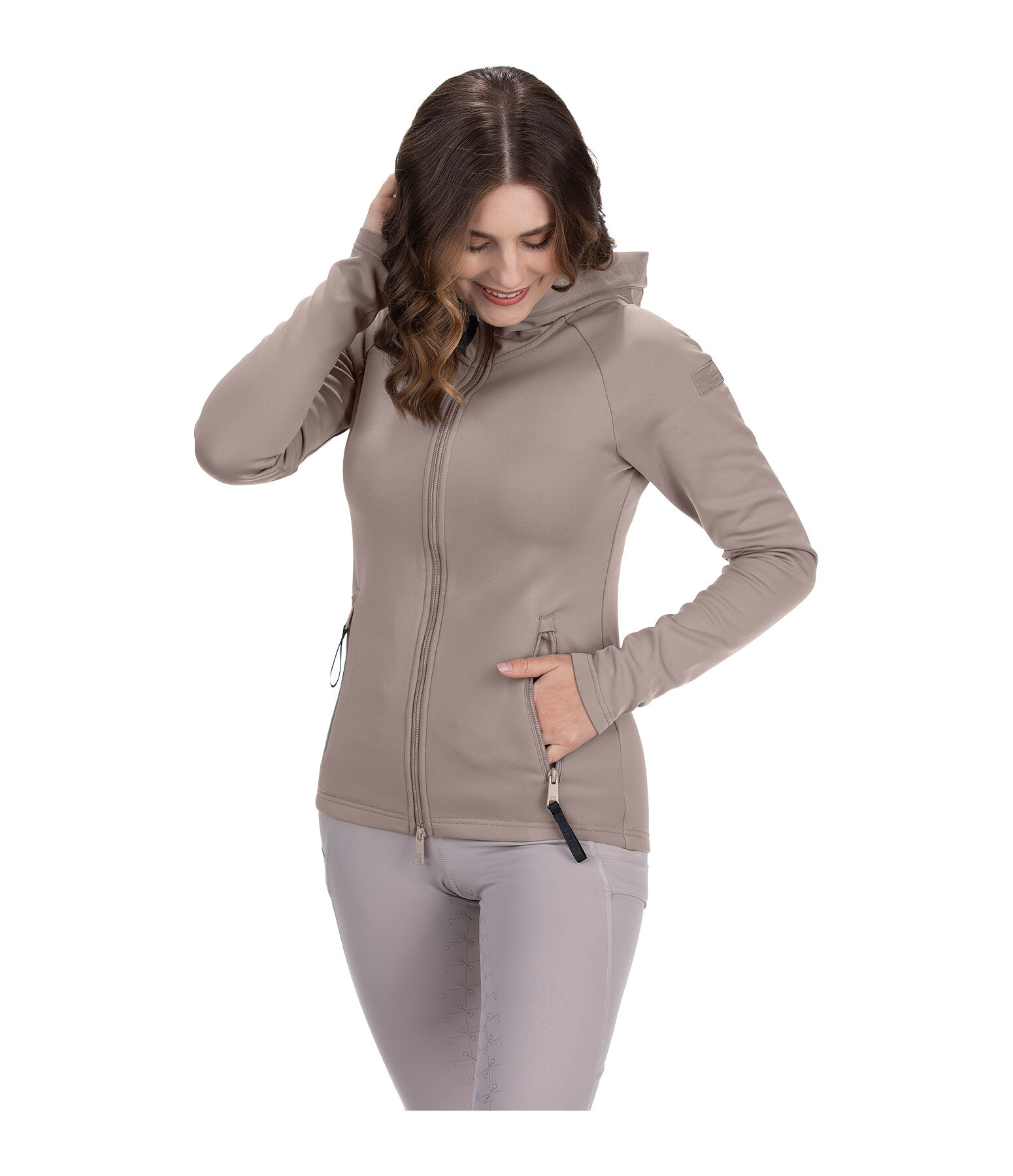 Felpa Performance Stretch con cappuccio Carin