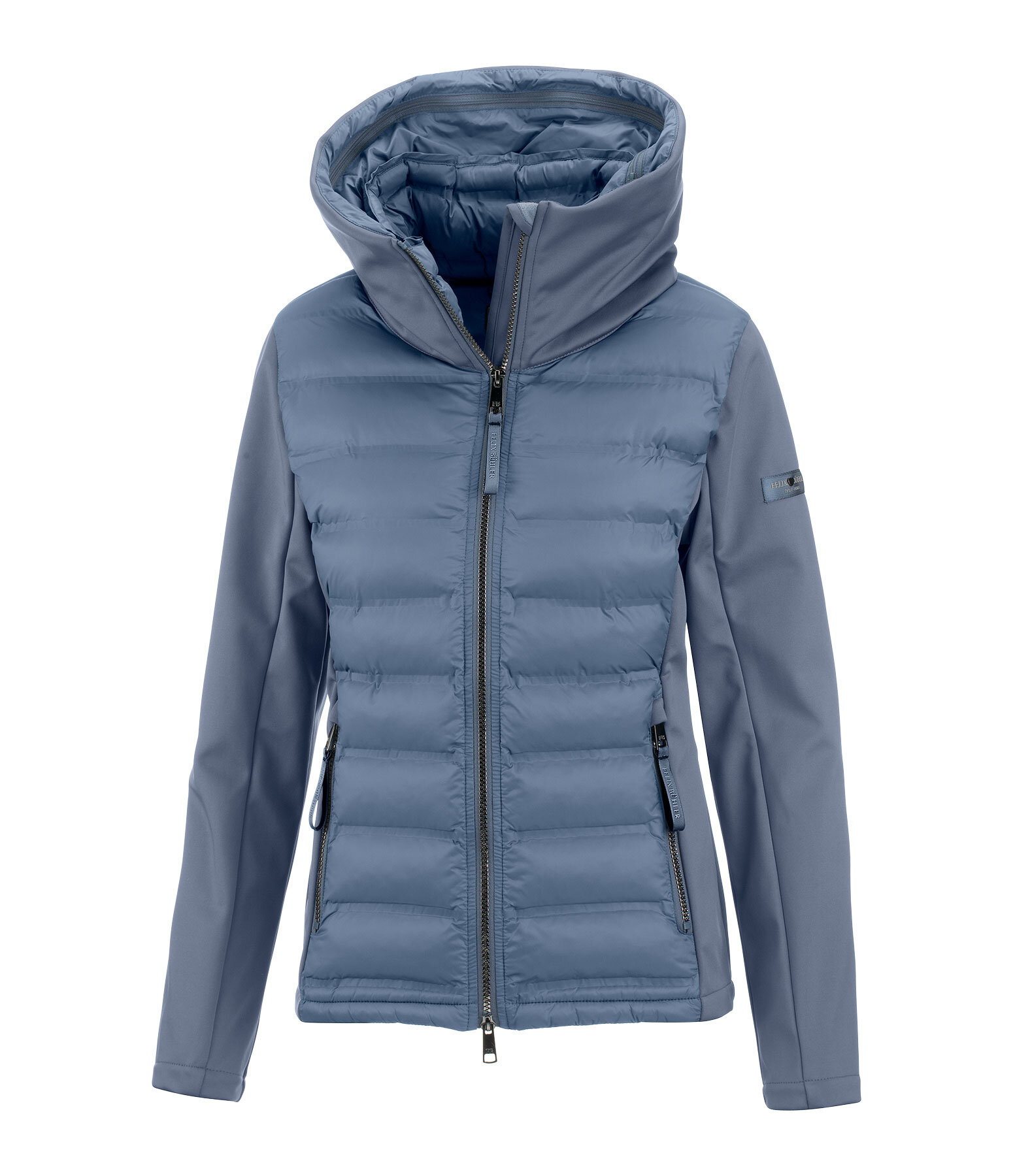 Giacca da equitazione combinata softshell con cappuccio Celina