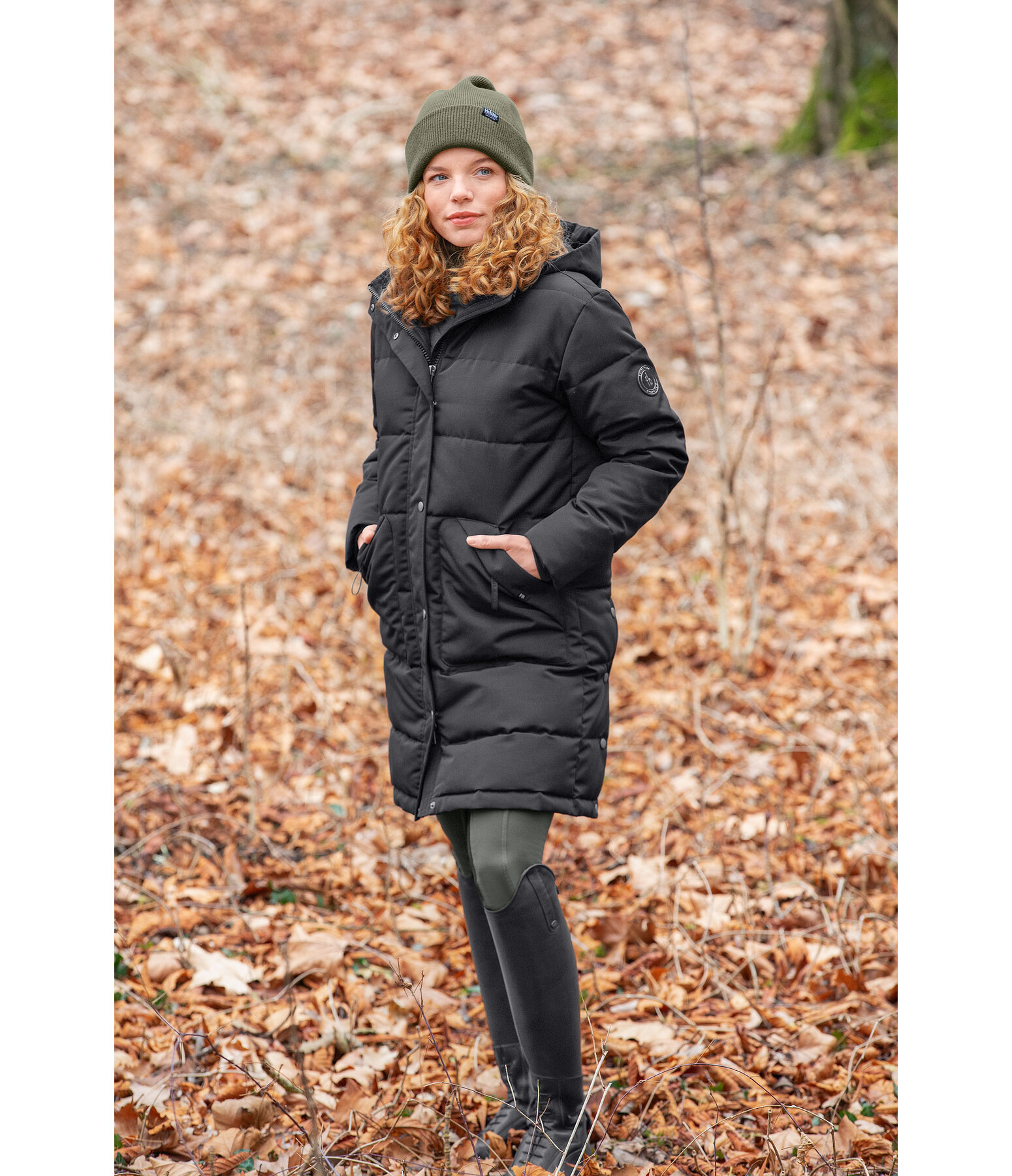 Parka da equitazione con cappuccio Smilla