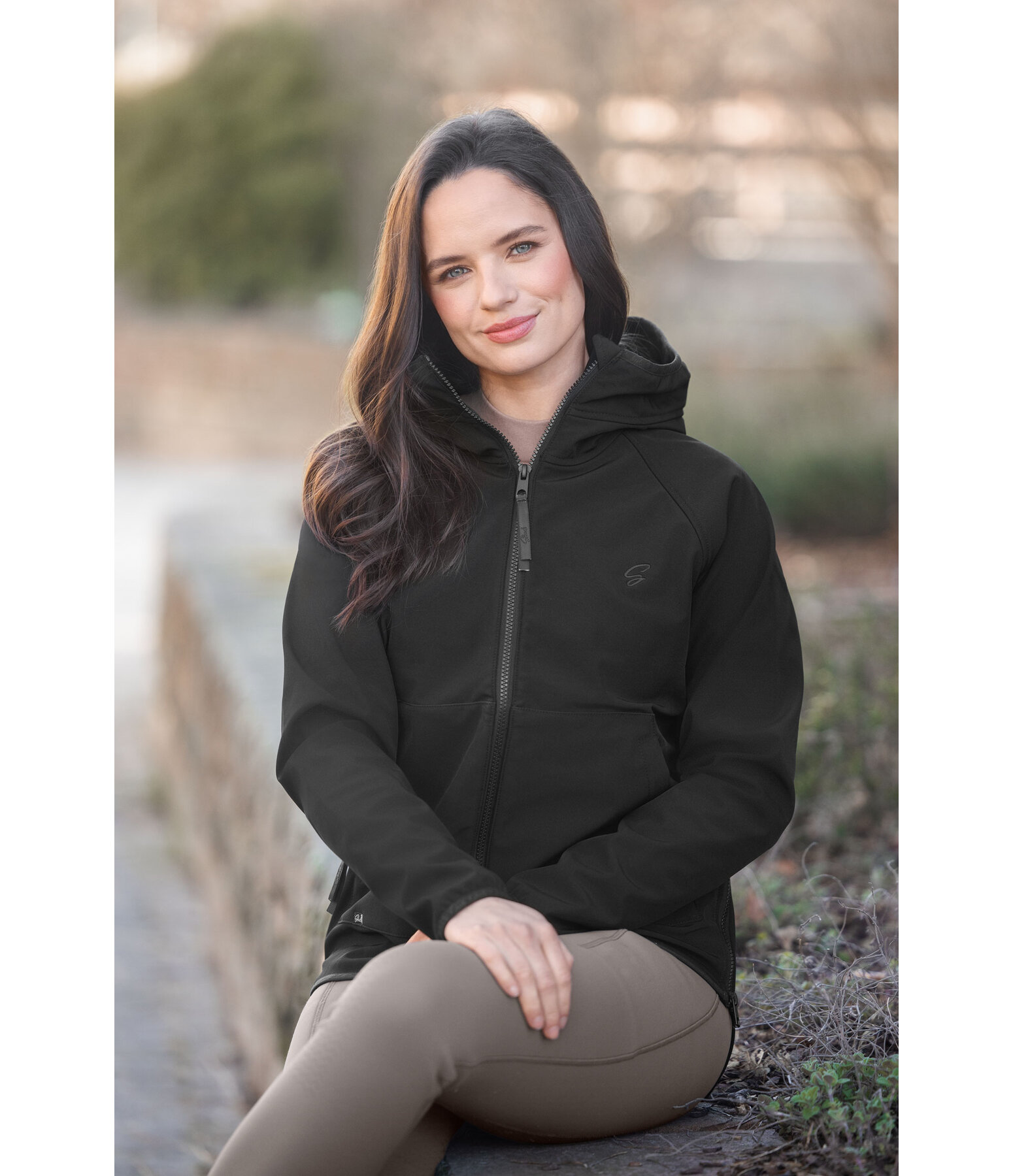 Giacca softshell con cappuccio Yola
