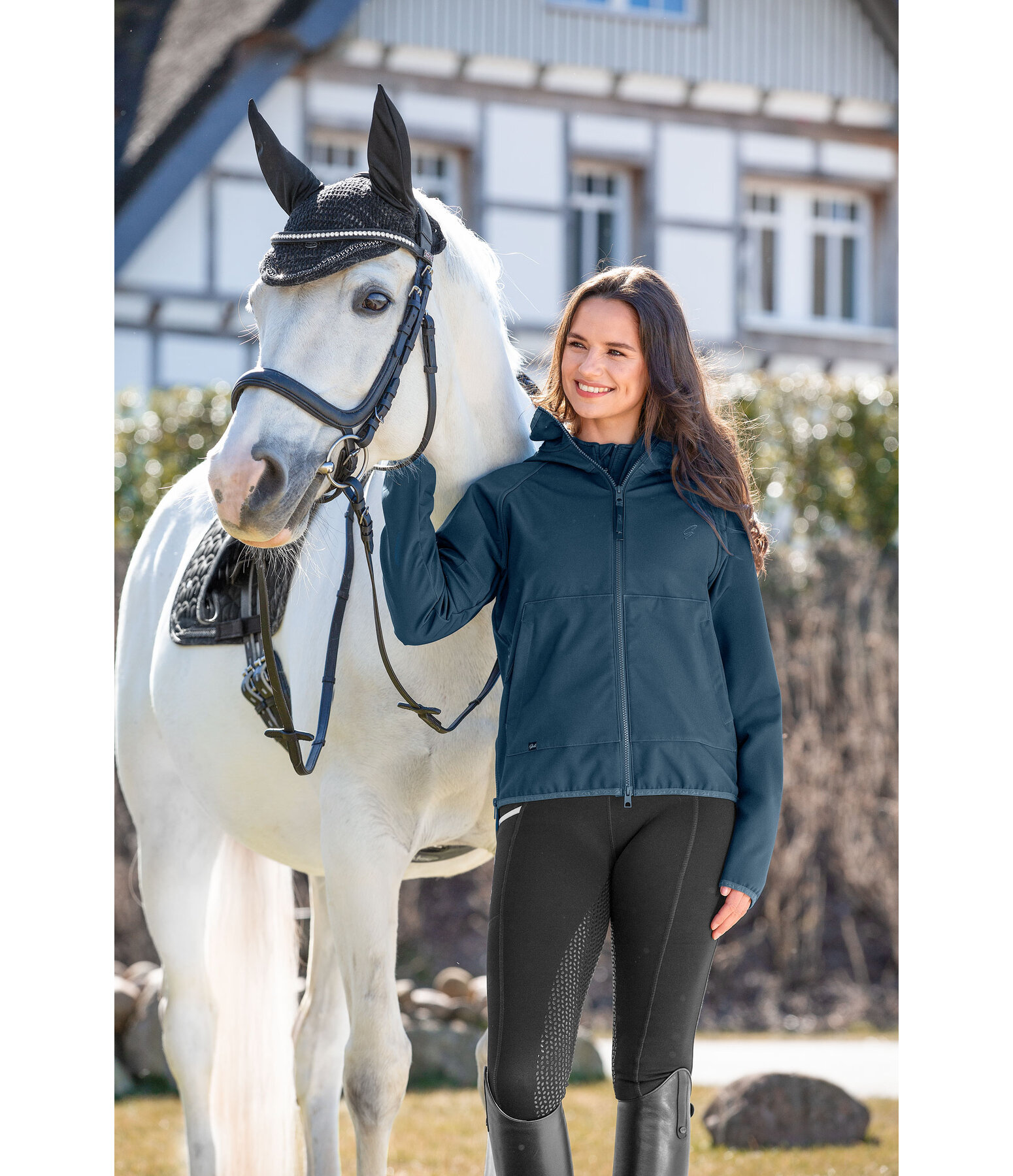 Giacca softshell con cappuccio Yola