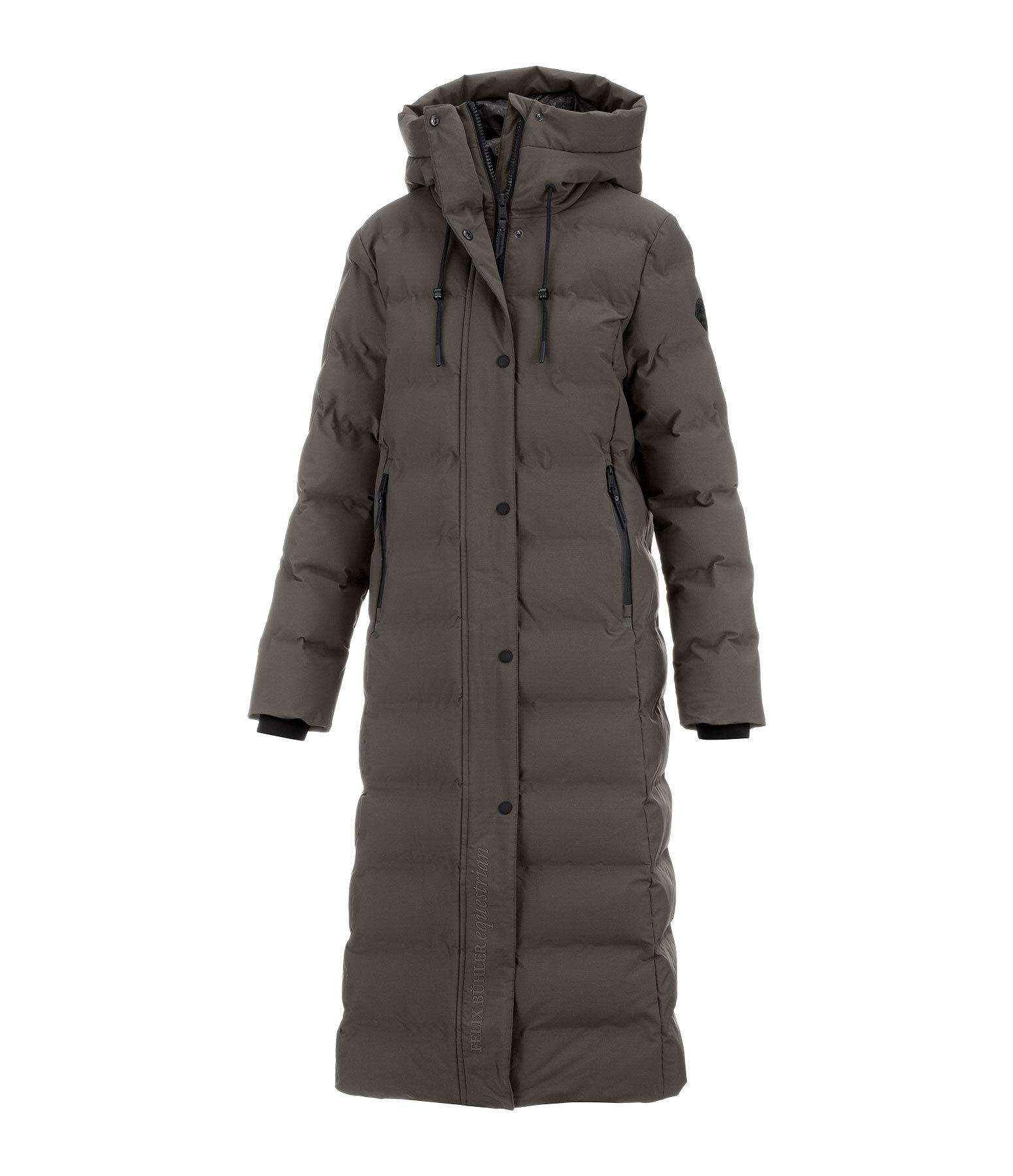 Cappotto da equitazione trapuntato con cappuccio Zoe