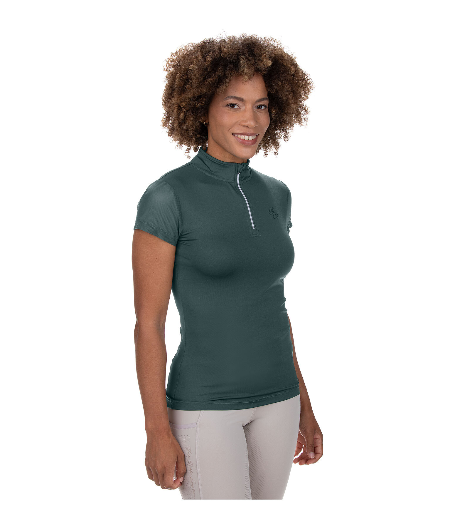 T-shirt funzionale con zip  Mesh Breezy