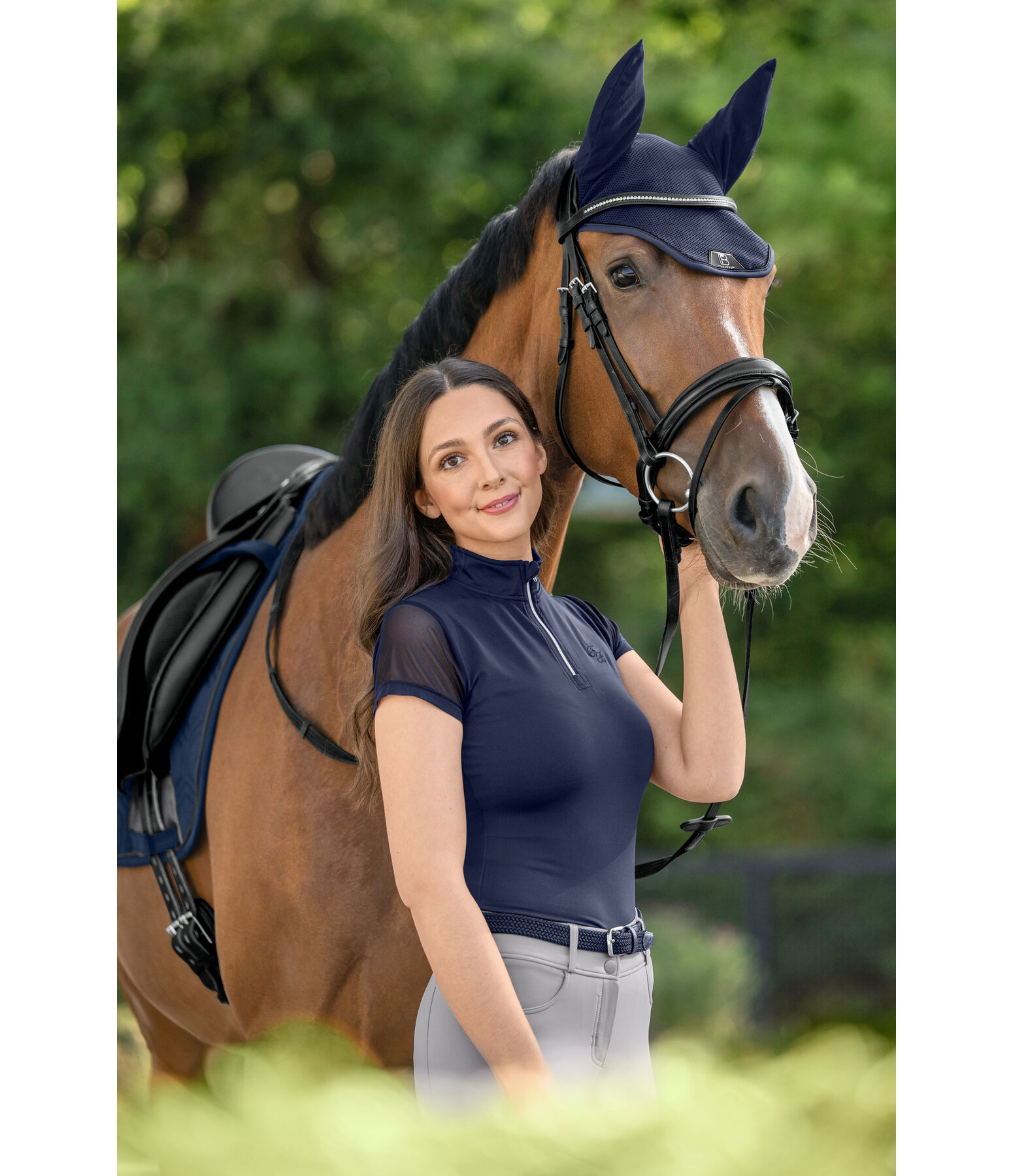 T-shirt funzionale con zip  Mesh Breezy