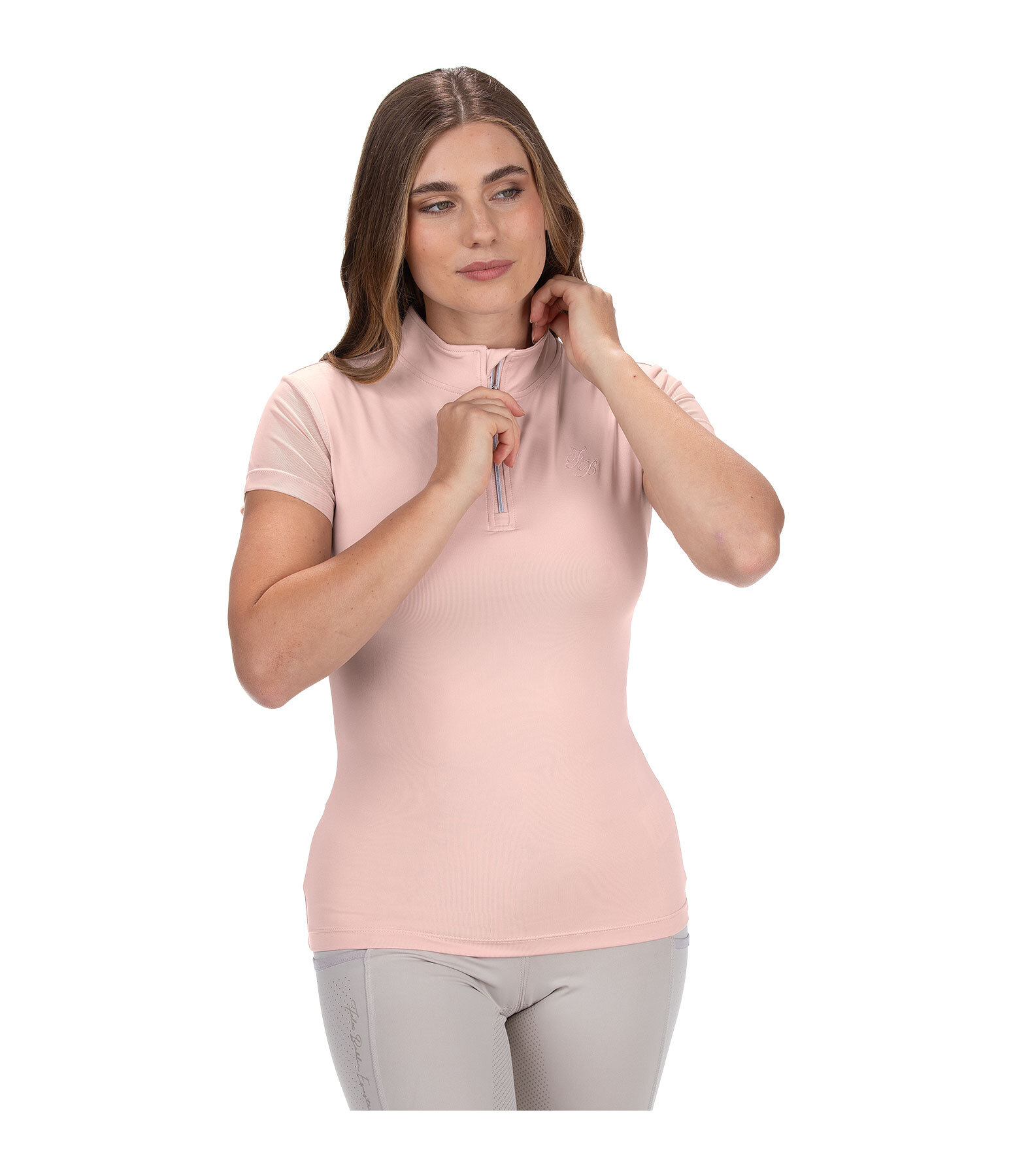 T-shirt funzionale con zip  Mesh Breezy