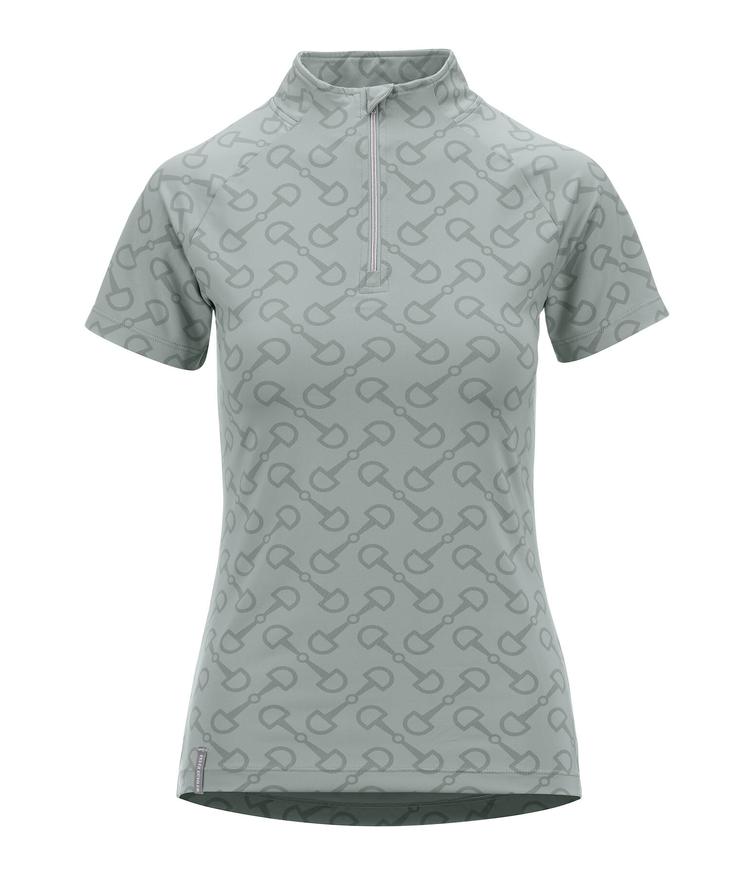 T-shirt funzionale con zip Clea