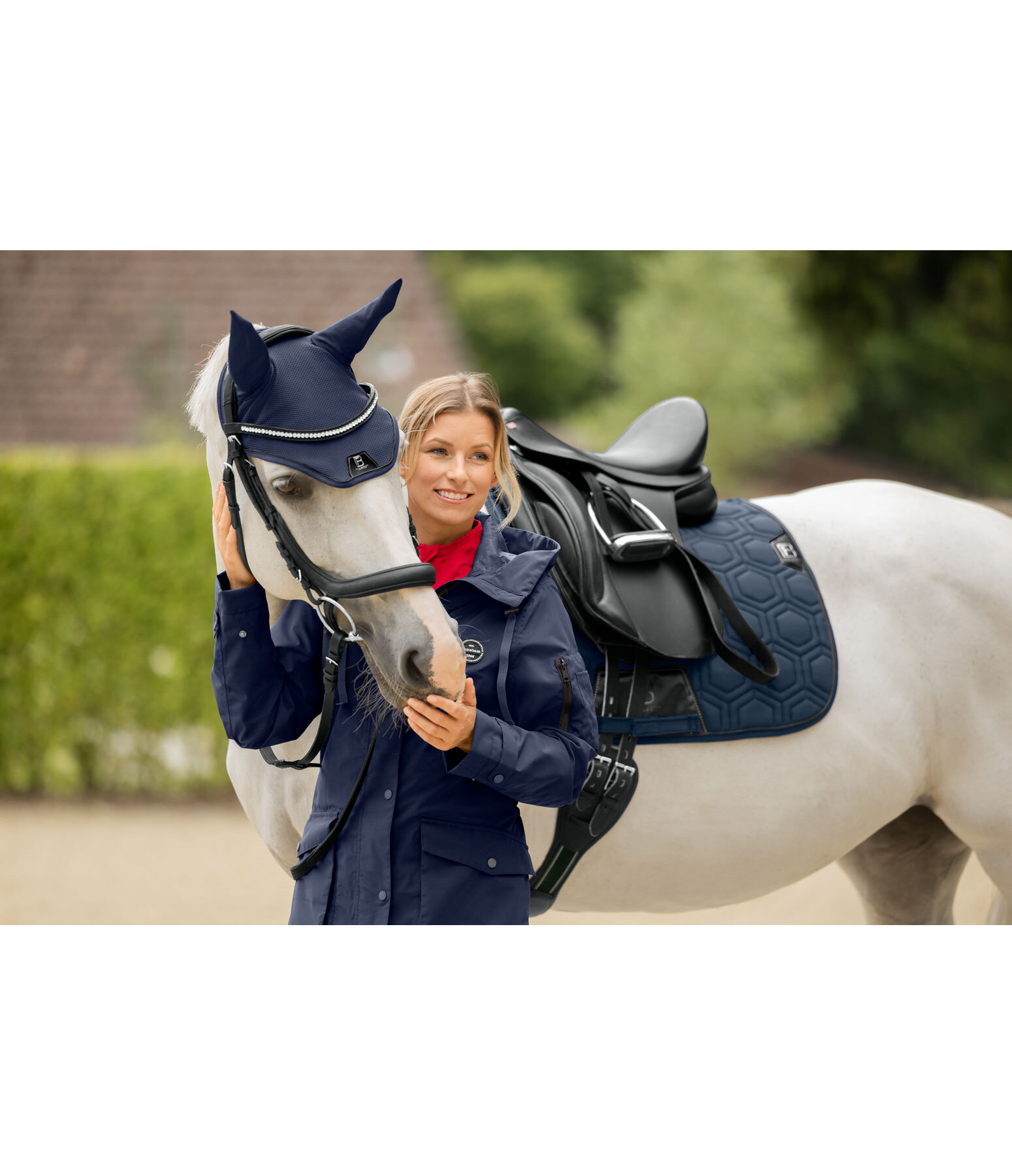 Parka da equitazione funzionale con cappuccio Emily II