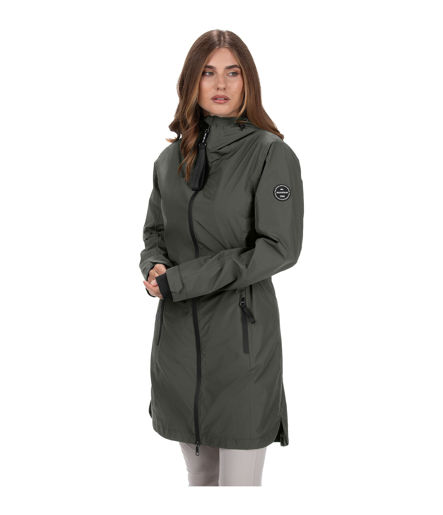 Parka da equitazione funzionale con cappuccio Jule Life Cycle