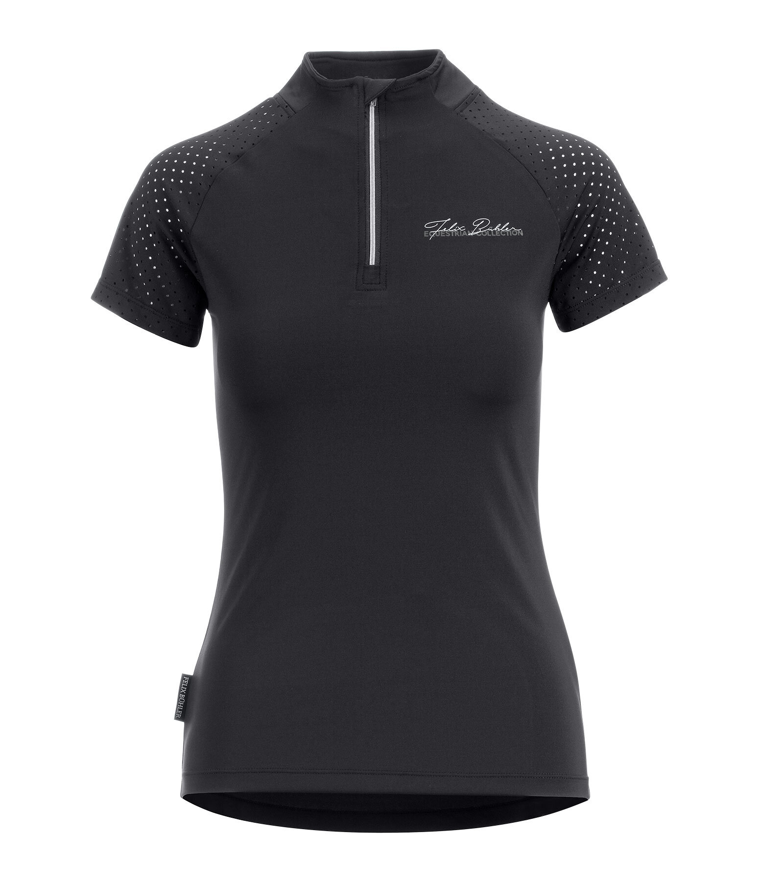 T-shirt funzionale con zip Julie