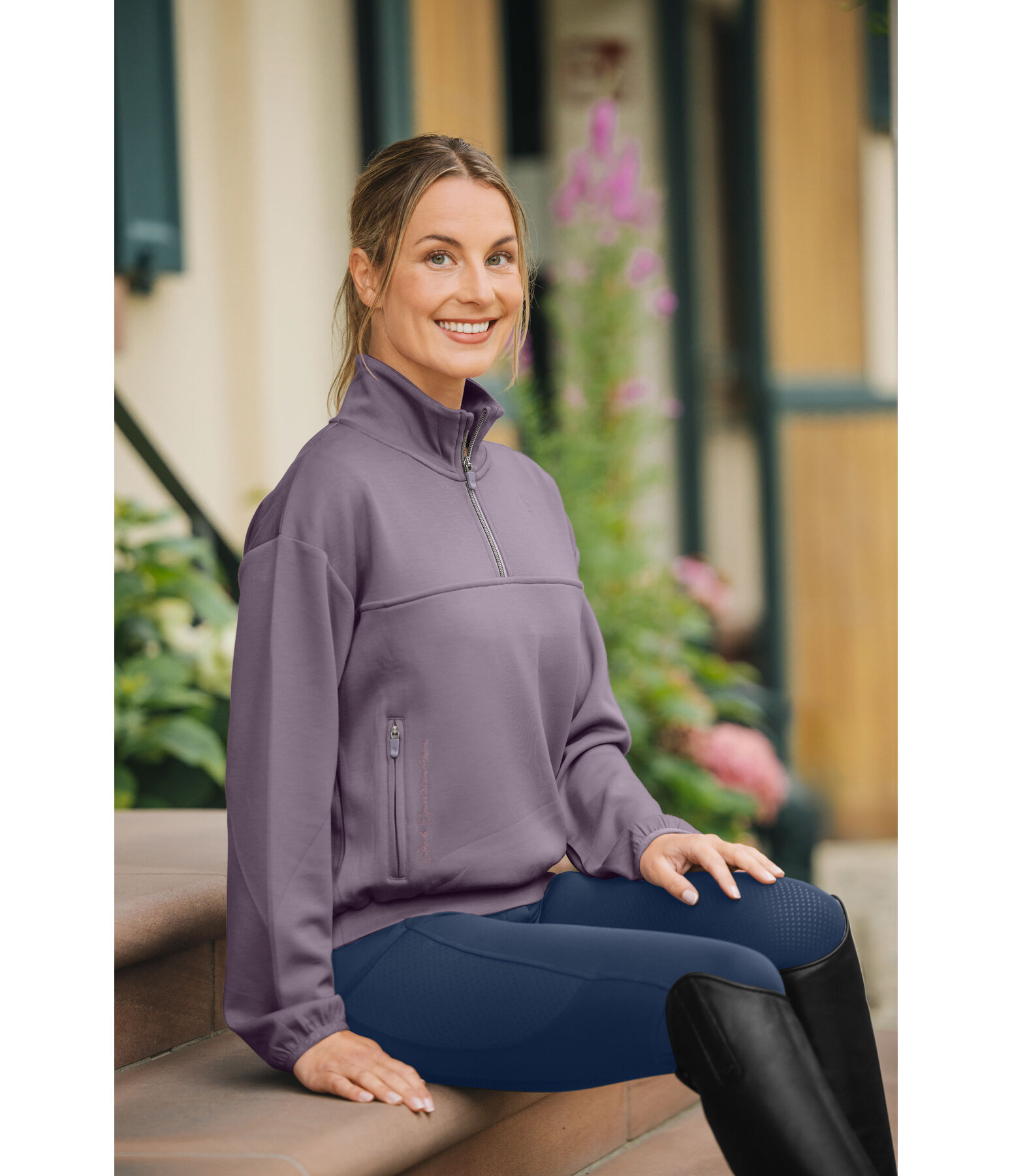 Felpa cropped Alessa