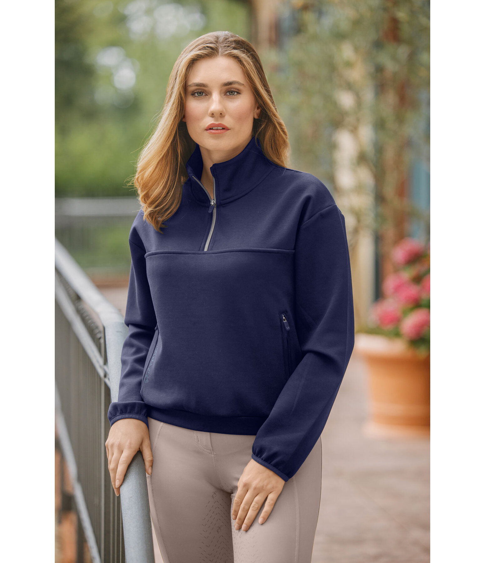 Felpa cropped Alessa