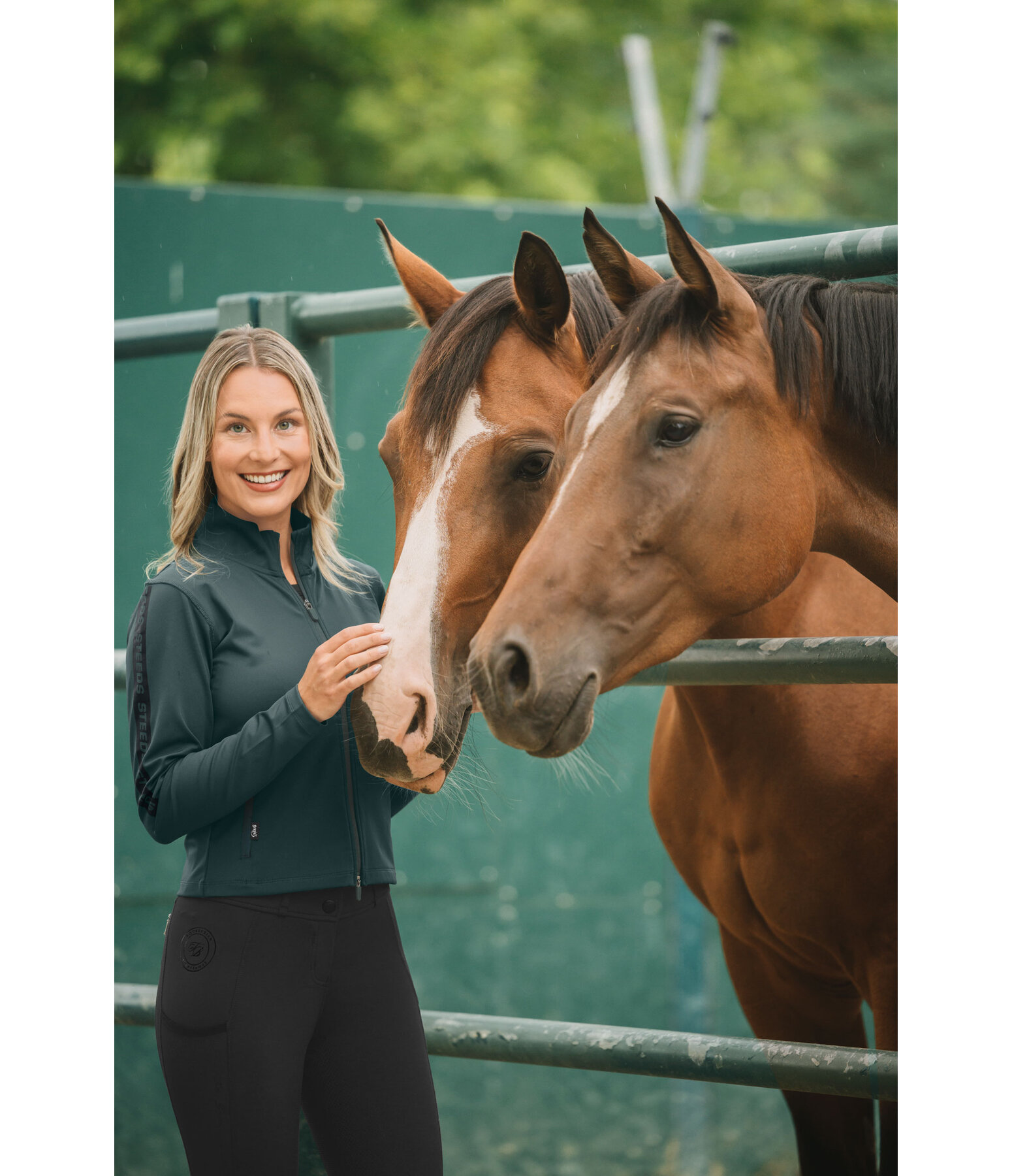 Felpa funzionale con zip Hedda