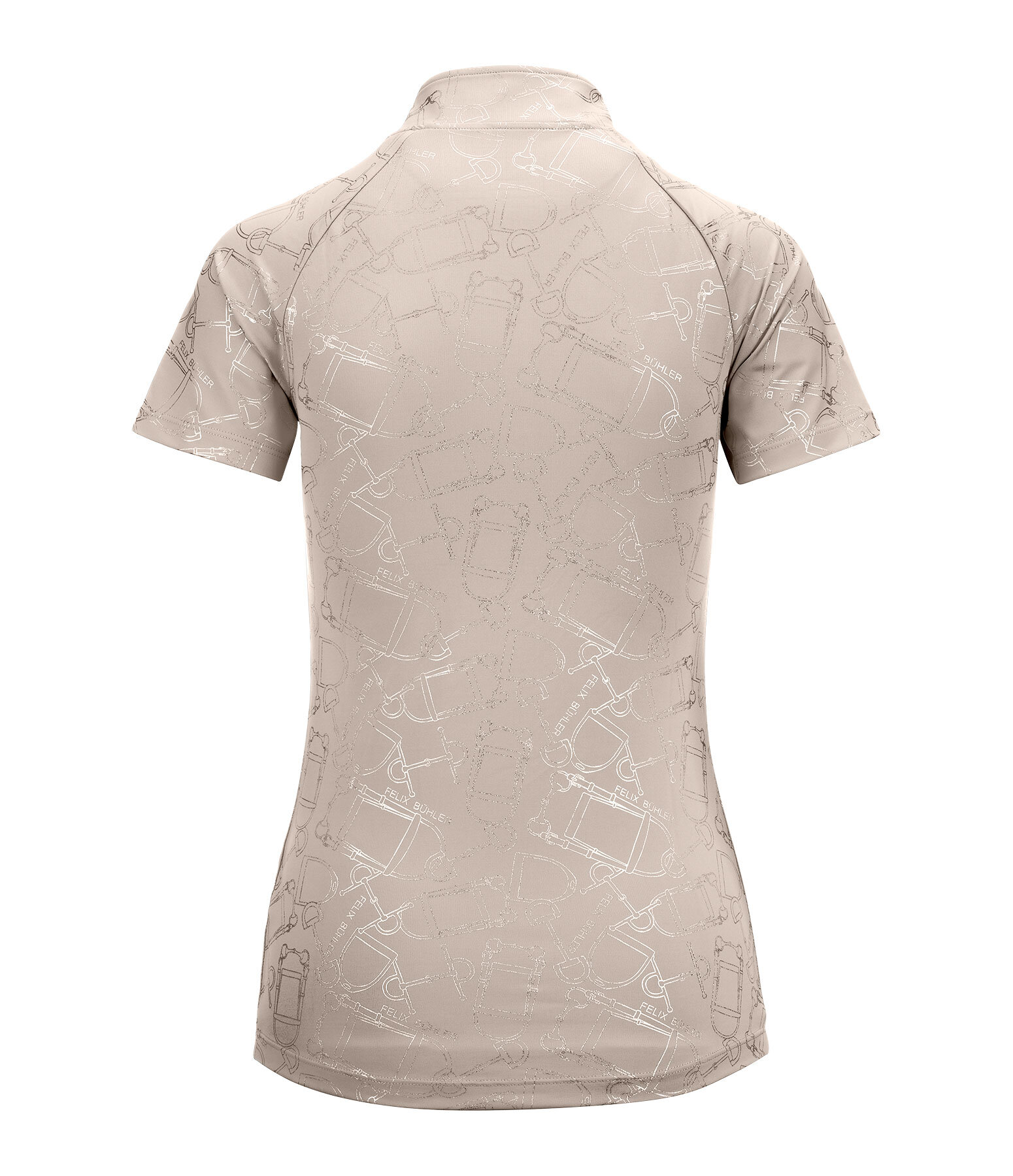 T-shirt funzionale con zip Amber