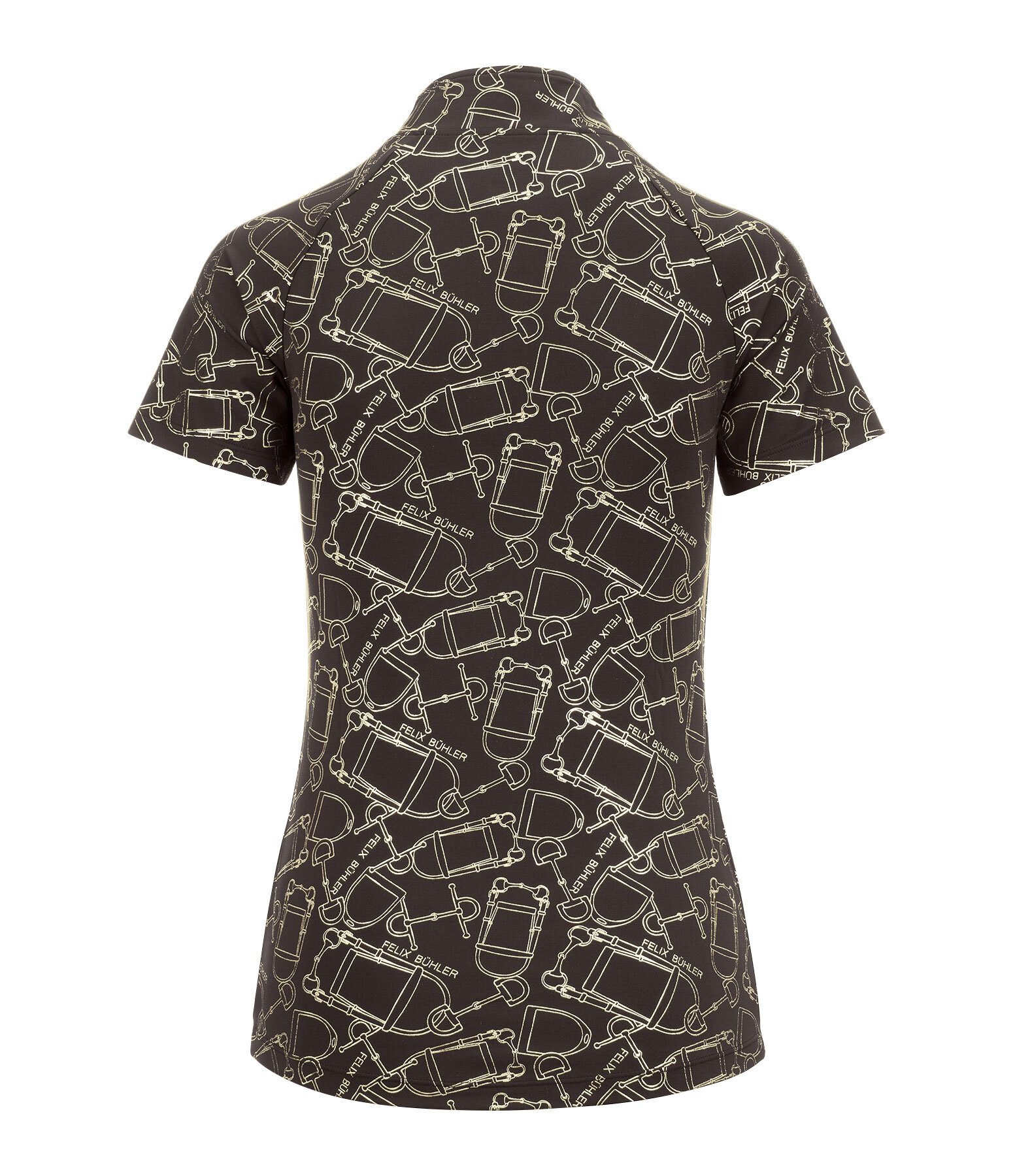 T-shirt funzionale con zip Amber