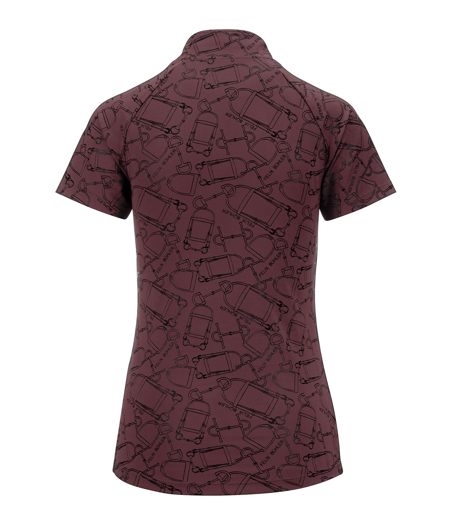 T-shirt funzionale con zip Amber