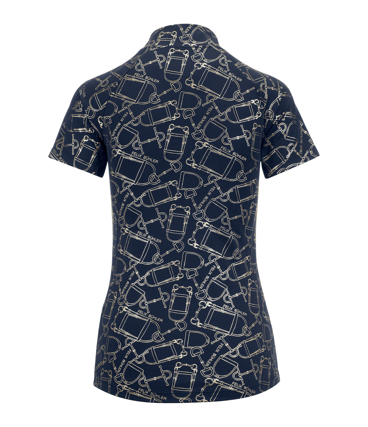 T-shirt funzionale con zip Amber