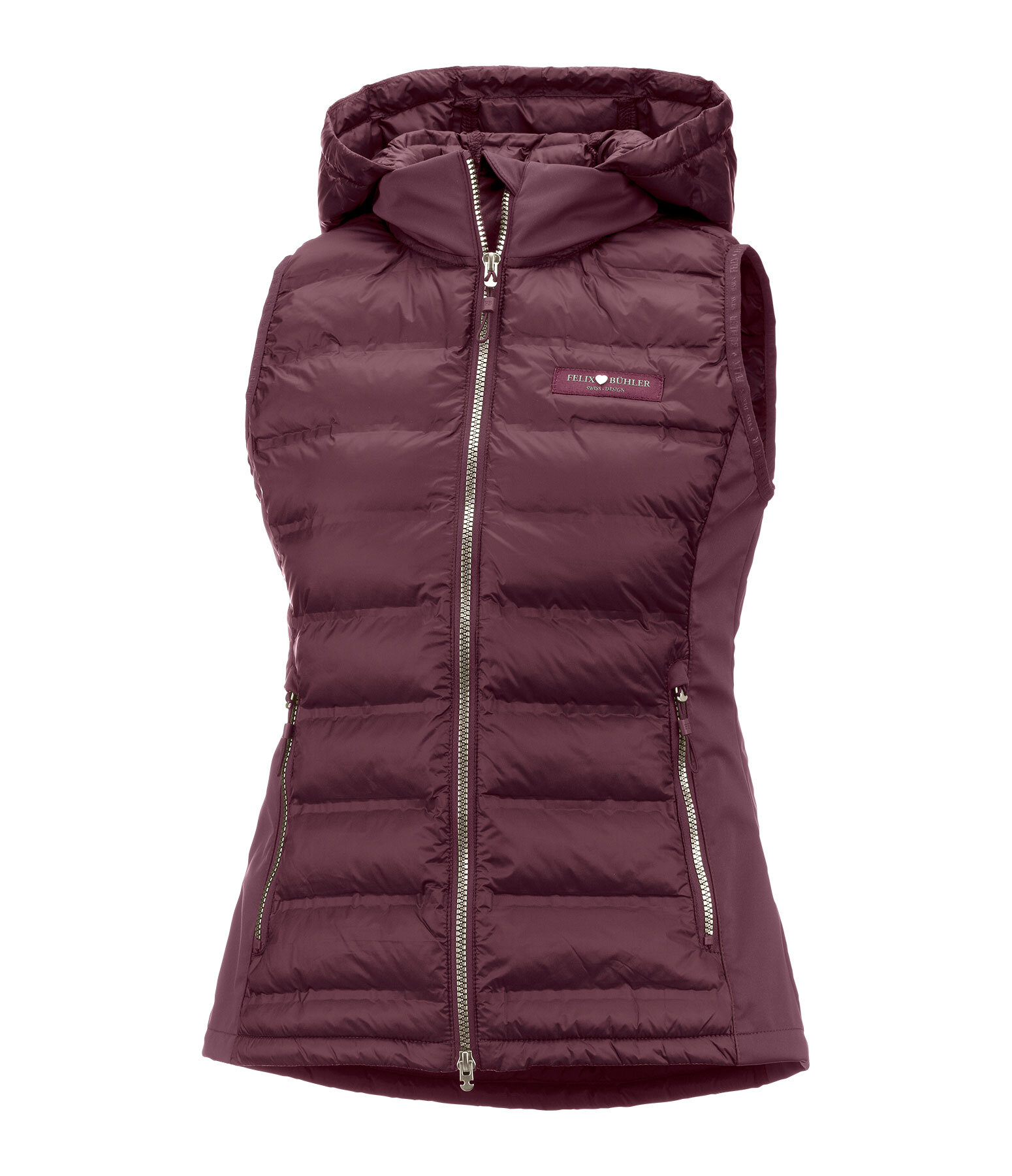Gilet combinato con cappuccio Josy