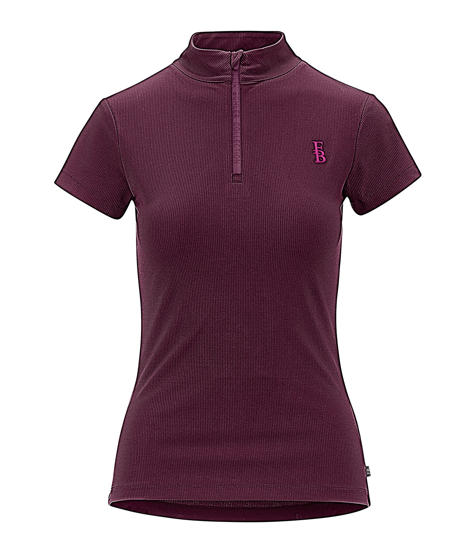 T-shirt funzionale con zip Jonna