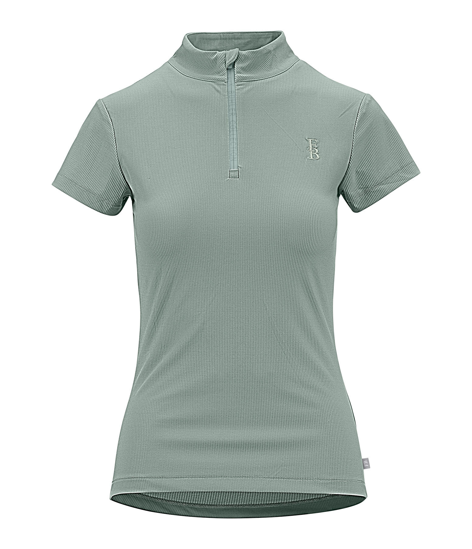 T-shirt funzionale con zip Jonna