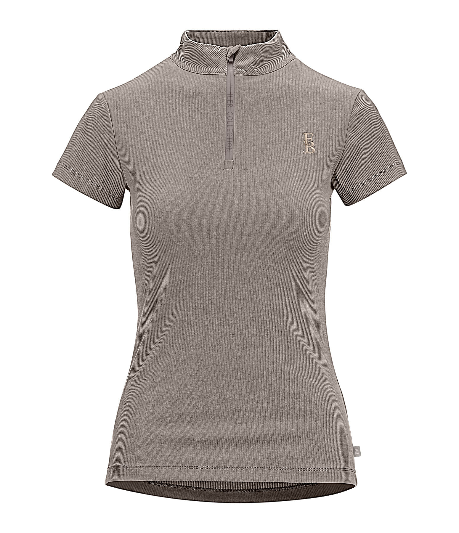 T-shirt funzionale con zip Jonna