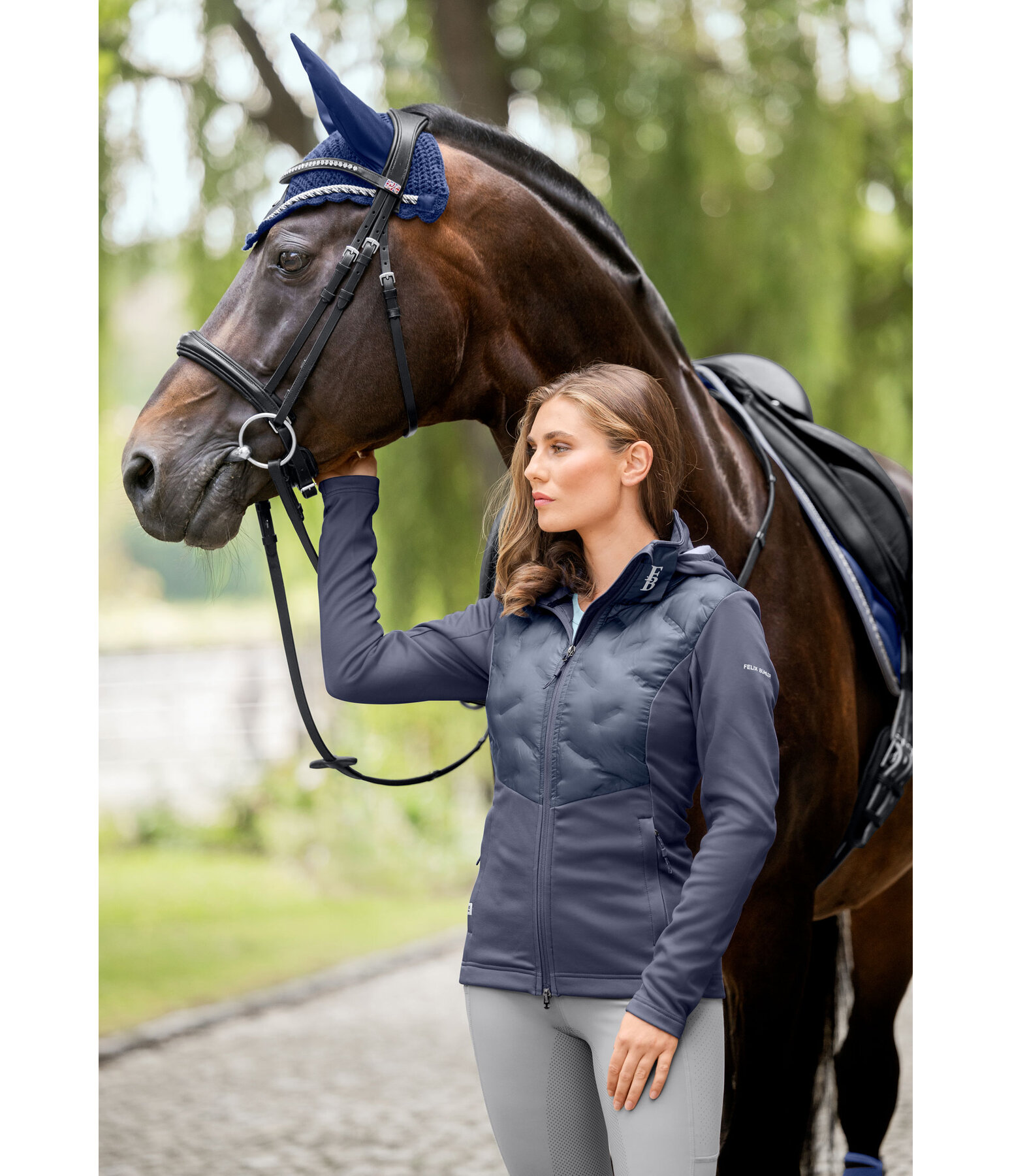 Giacca combinata con cappuccio Lina