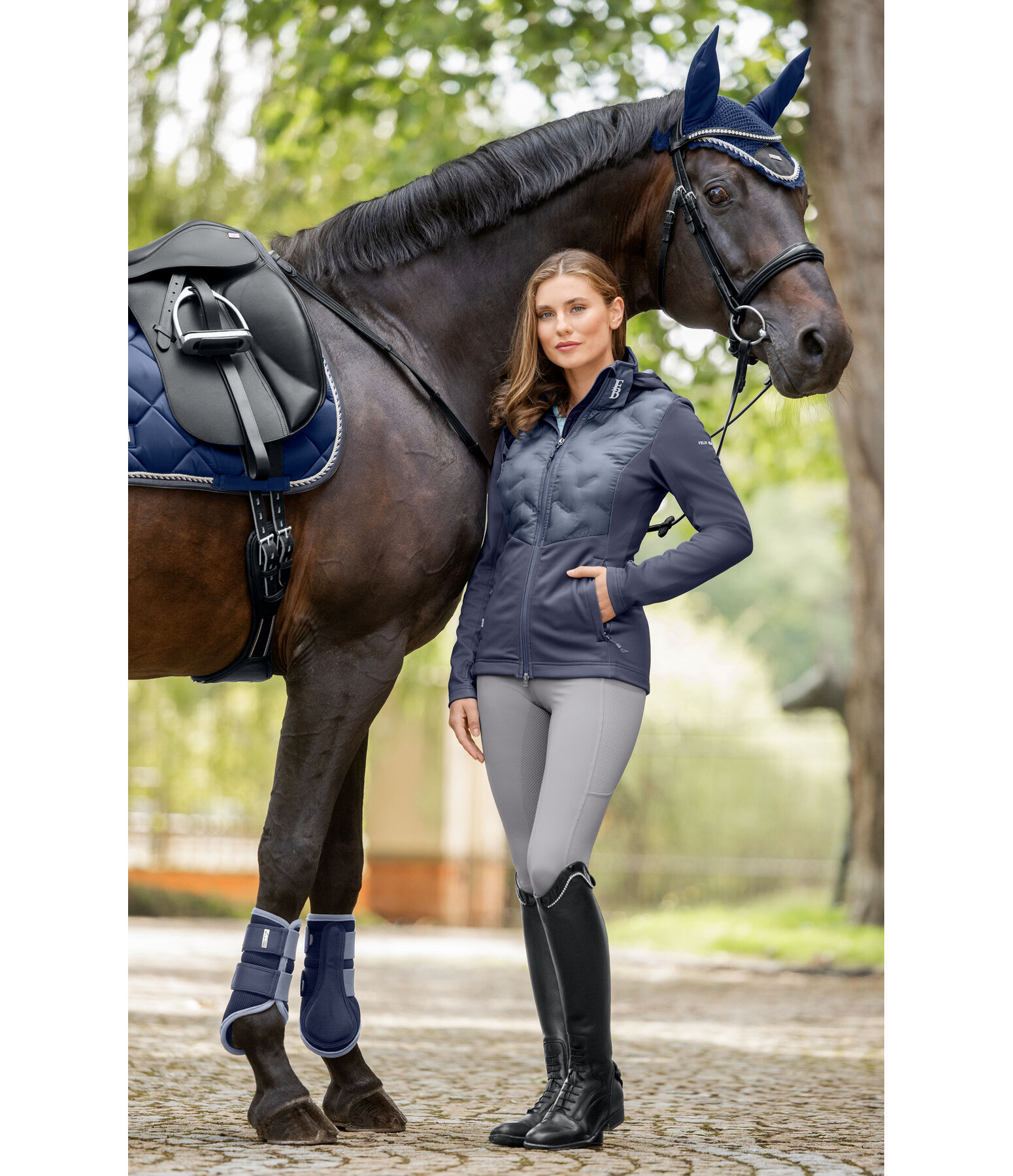 Giacca combinata con cappuccio Lina