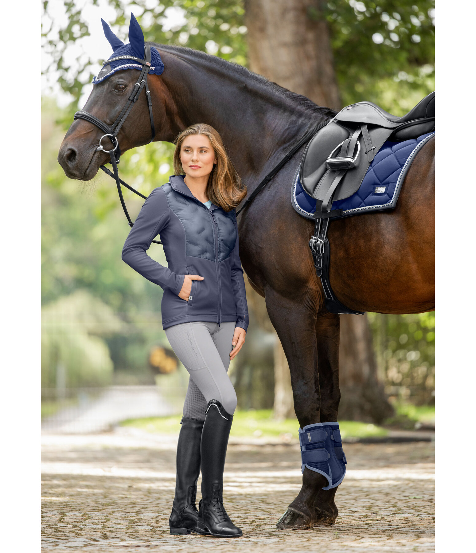 Giacca combinata con cappuccio Lina