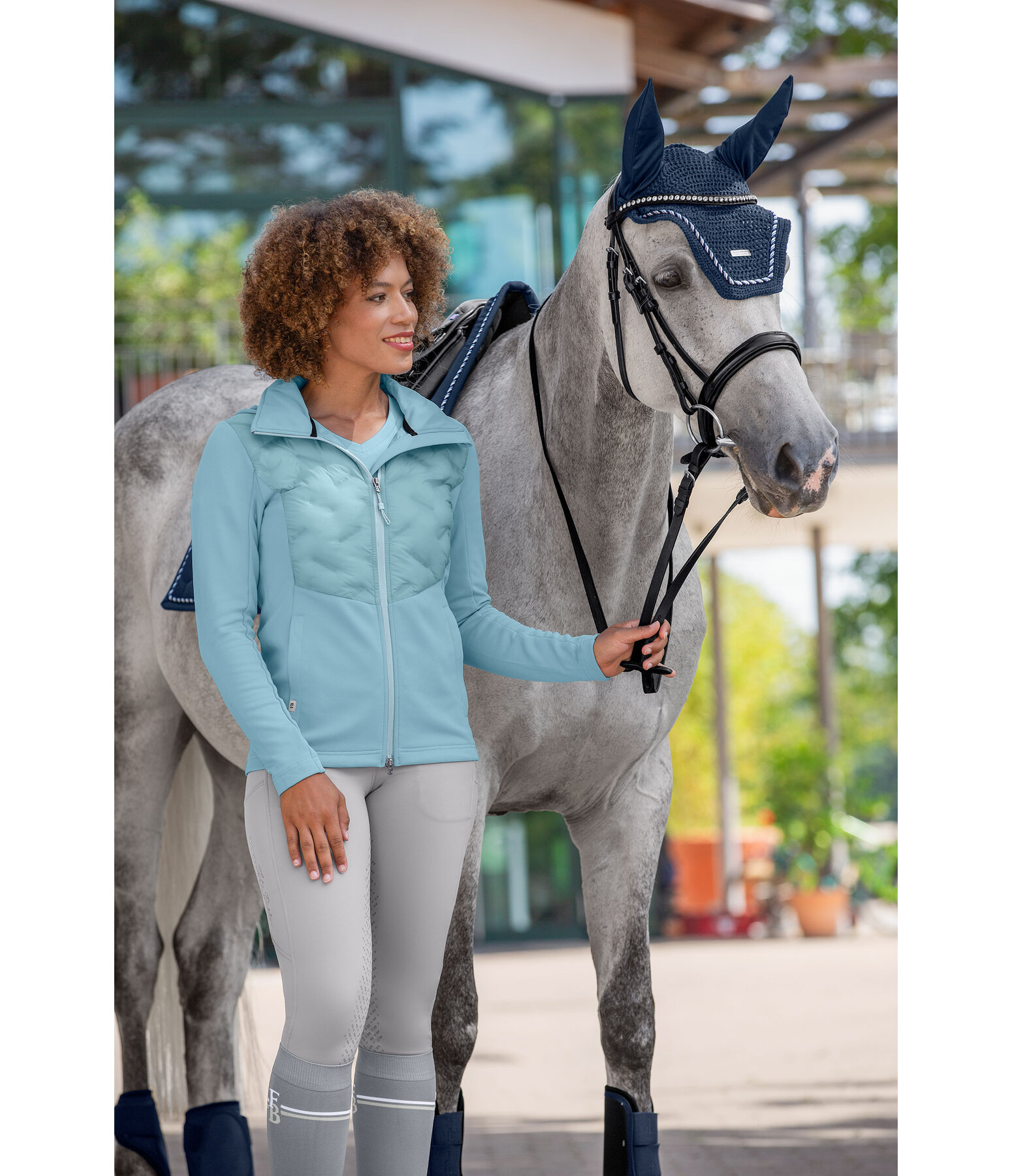 Giacca combinata con cappuccio Lina