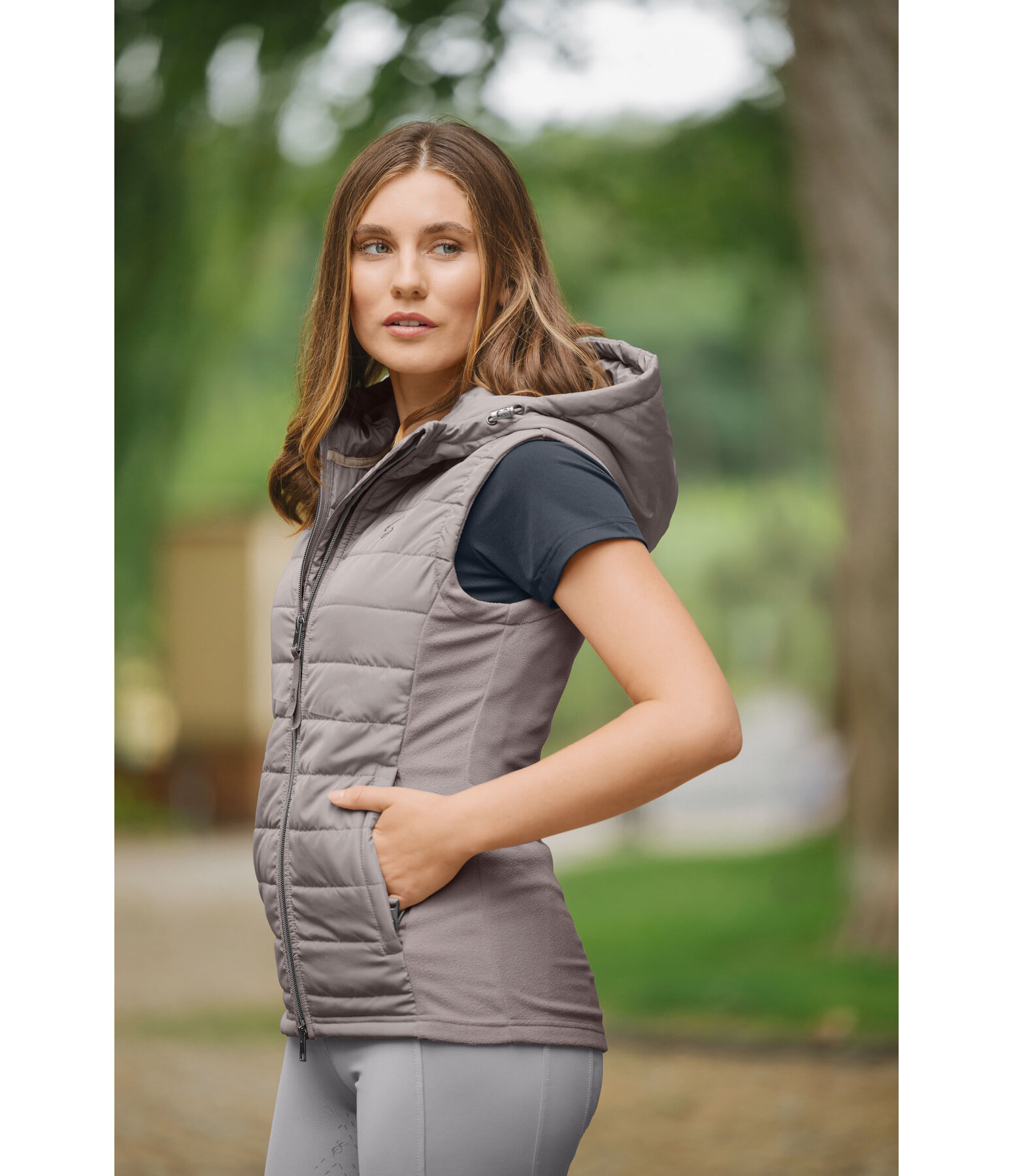 Gilet da equitazione combinato Luana