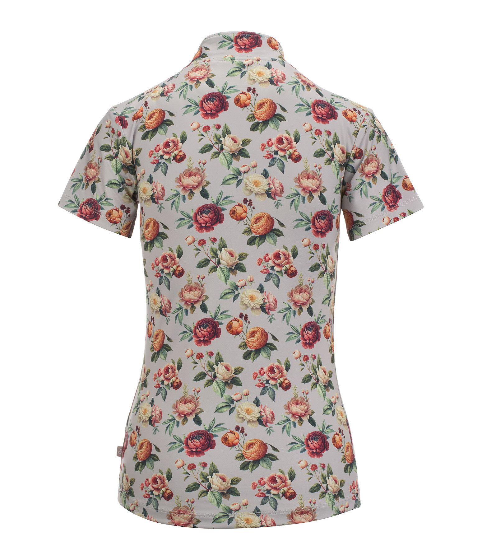 T-shirt funzionale con zip Fleur