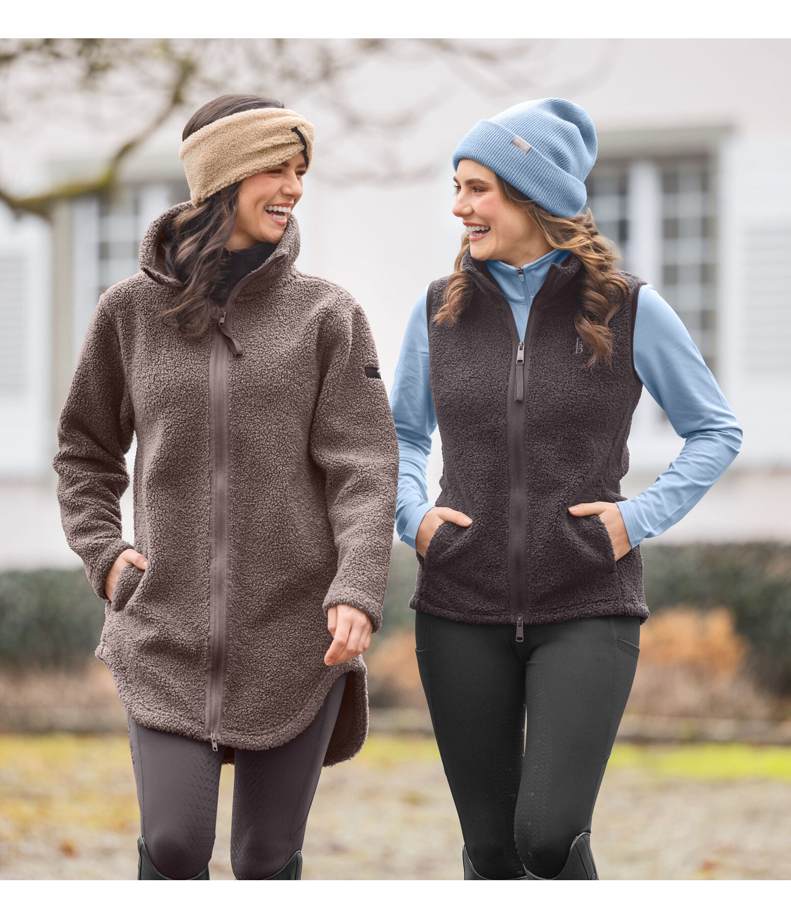 Gilet in pelliccia sintetica Emma
