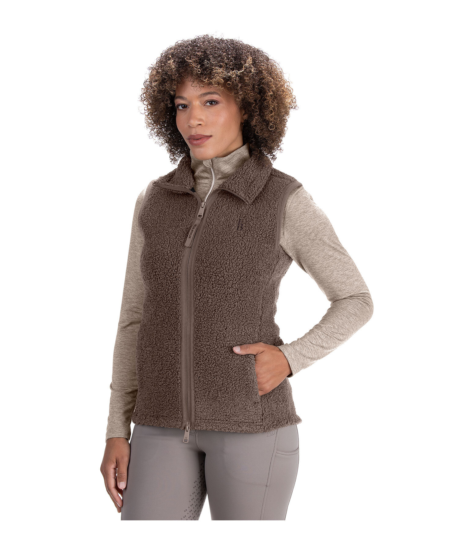 Gilet in pelliccia sintetica Emma