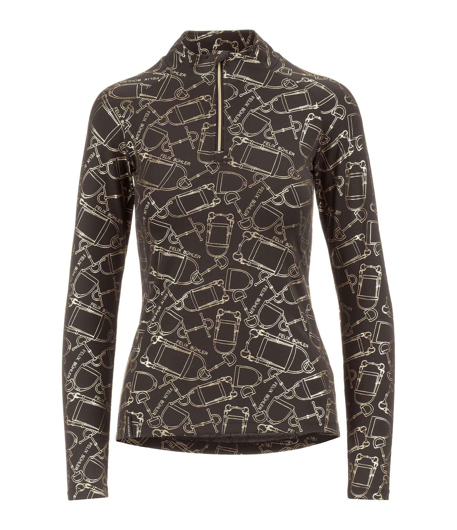 Maglia funzionale con zip Julia