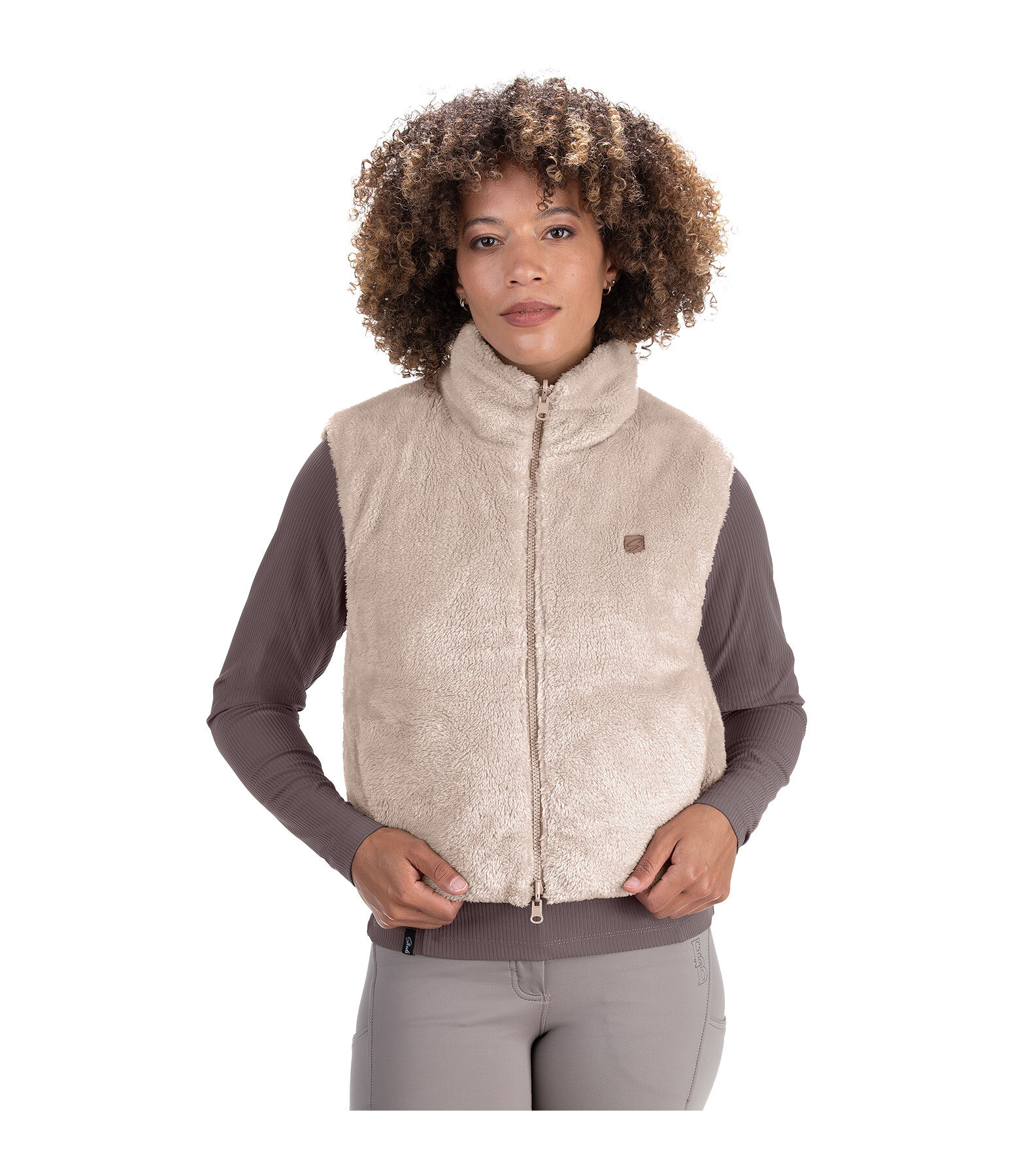 Gilet reversibile in pelliccia sintetica Kathrin
