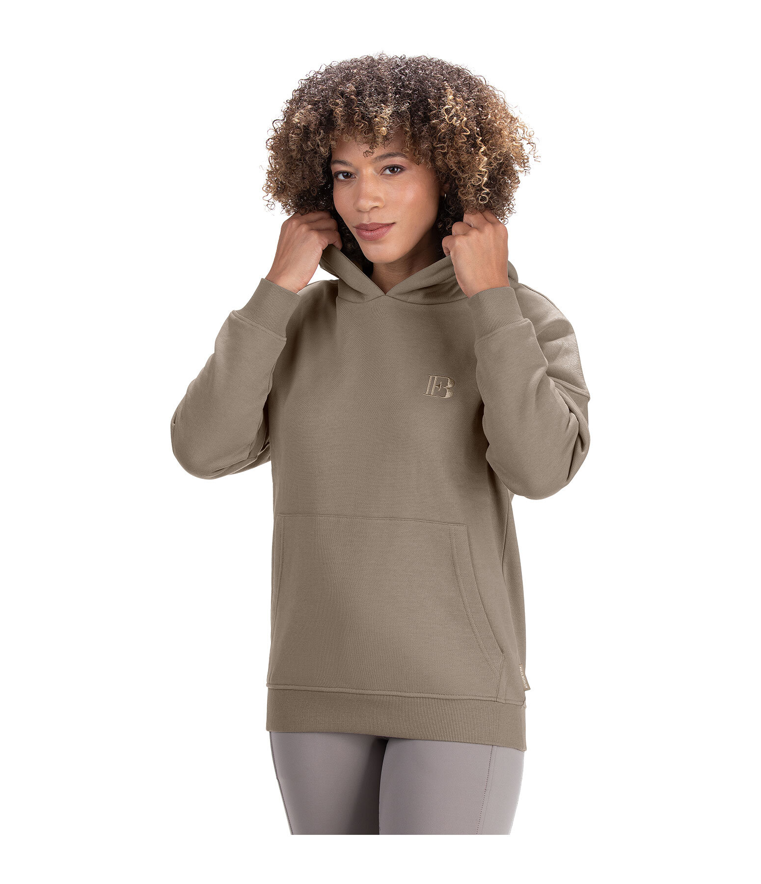 Felpa con cappuccio oversize Ella