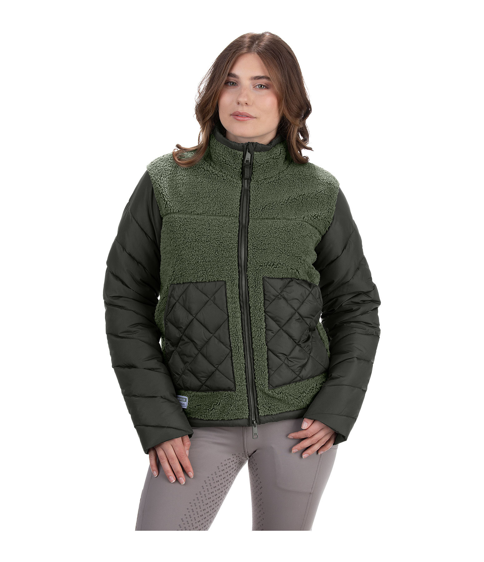 Giacca combinata con pelliccia sintetica Frida