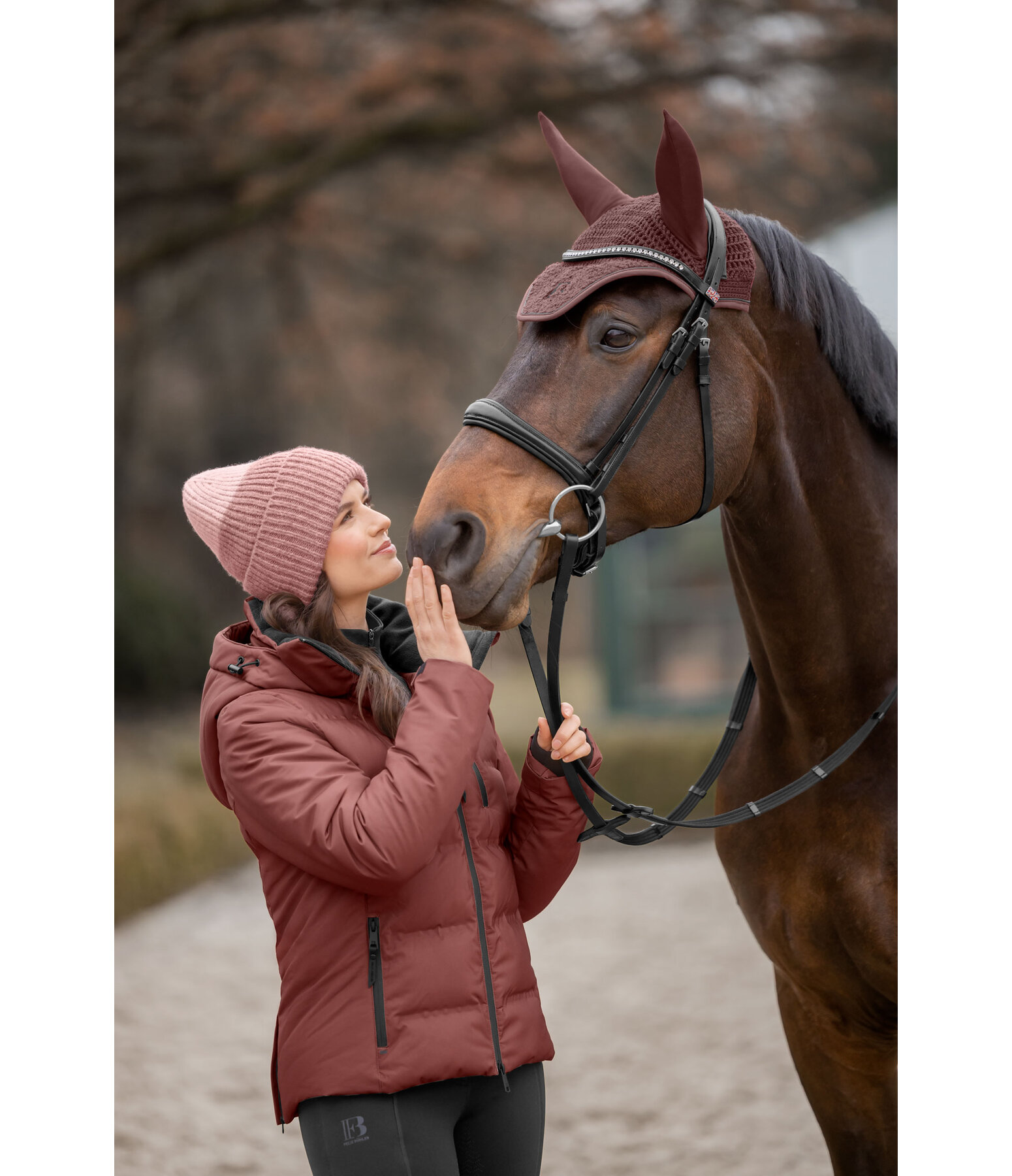 Giacca da equitazione funzionale con cappuccio Hailey