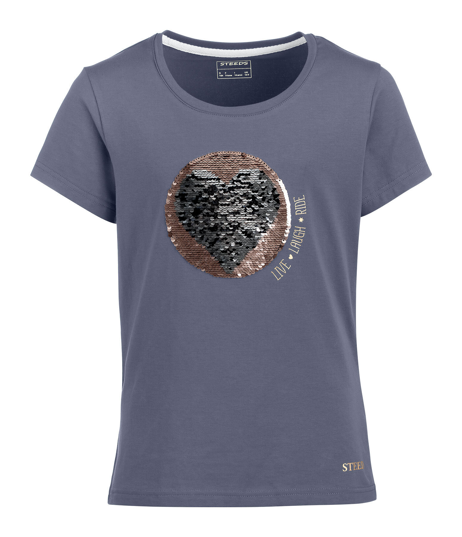Maglietta con store paillettes reversibili bambino