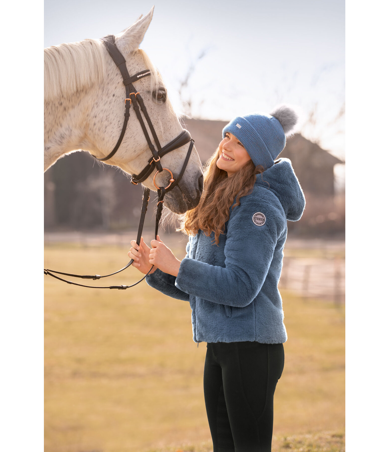 Giacca da equitazione reversibile Eve II per bambini