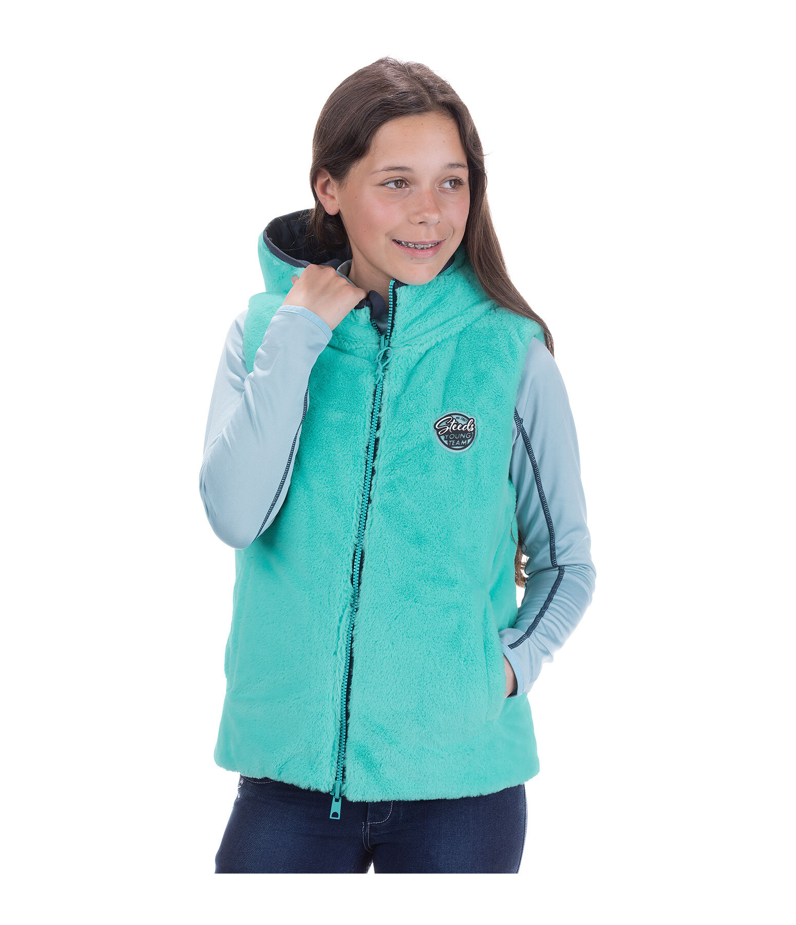 Gilet da equitazione reversibile per bambini Solina