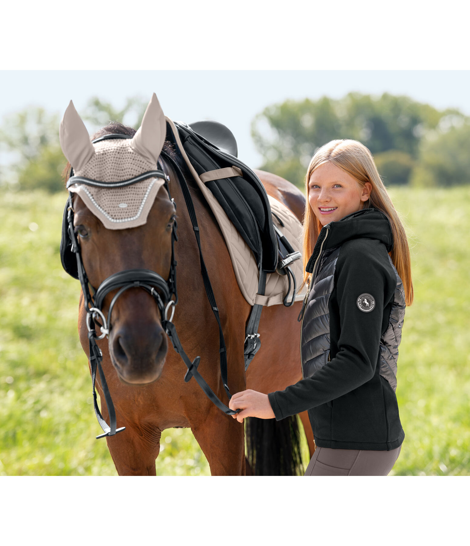 Giacca da equitazione combinata per bambini Dora