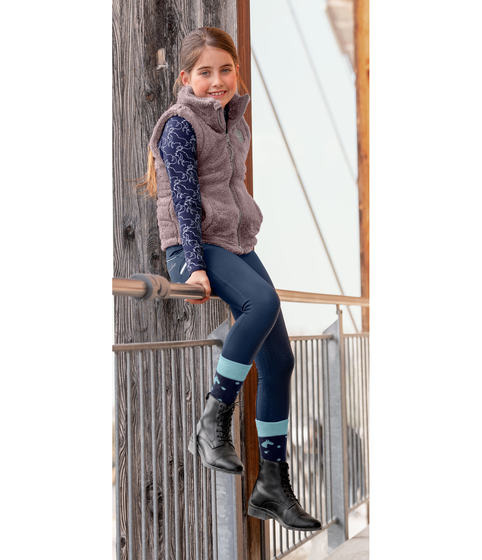 Gilet in pelliccia sintetica per bambini Ylvie