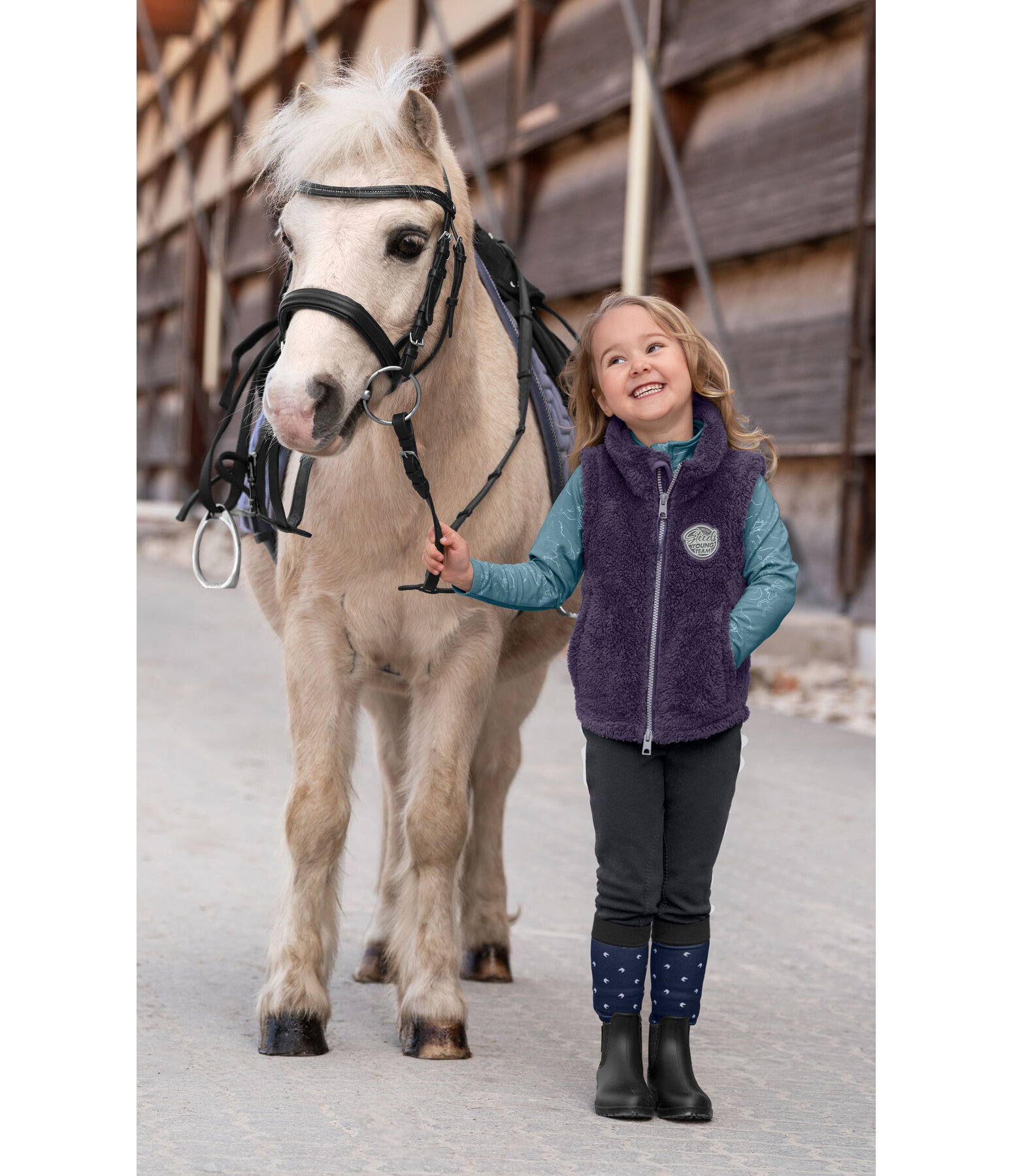 Gilet in pelliccia sintetica per bambini Ylvie
