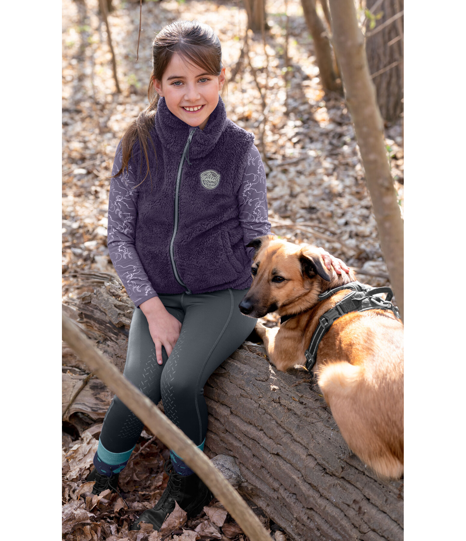 Gilet in pelliccia sintetica per bambini Ylvie