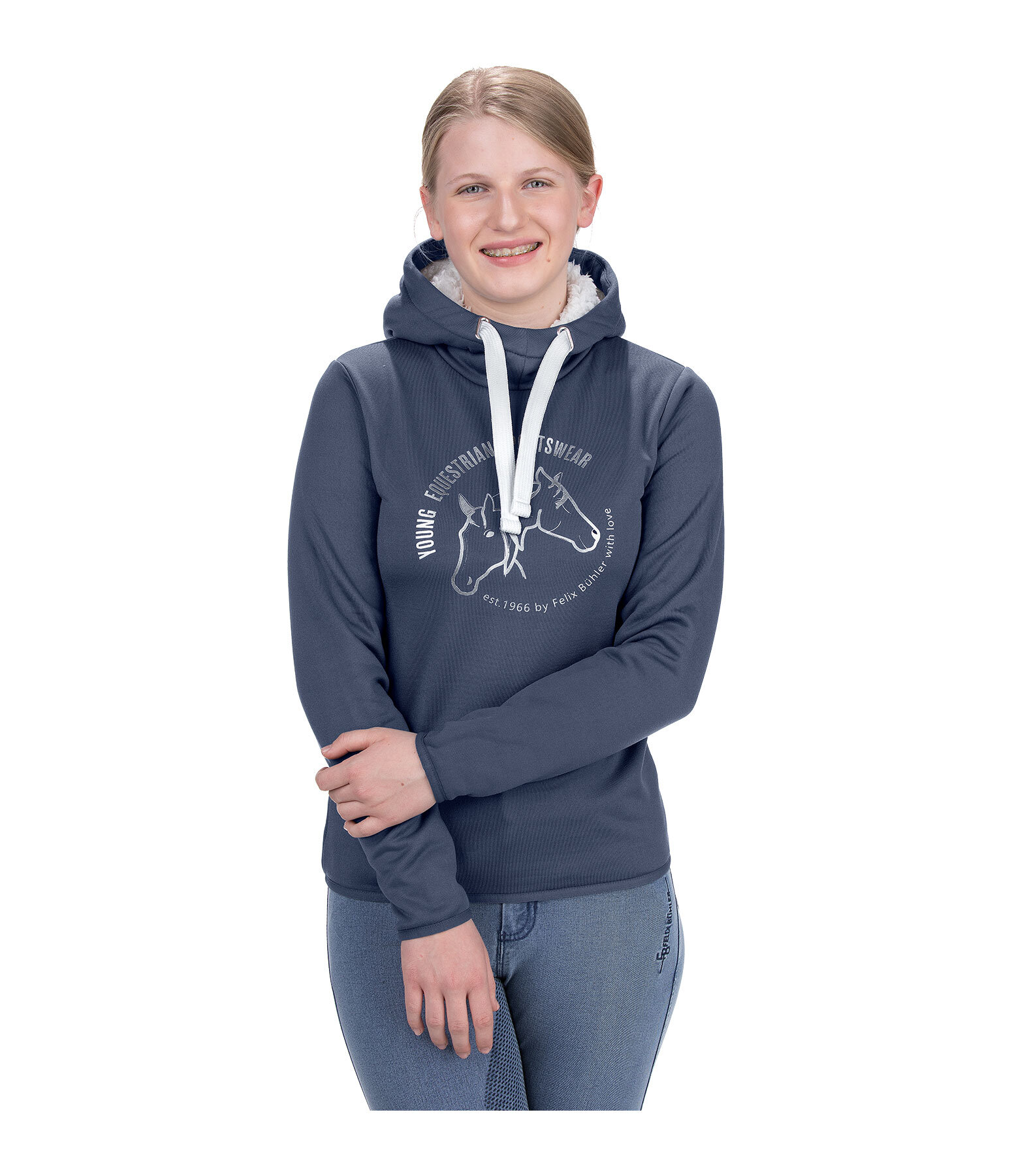 Felpa Performance Stretch con cappuccio per bambini