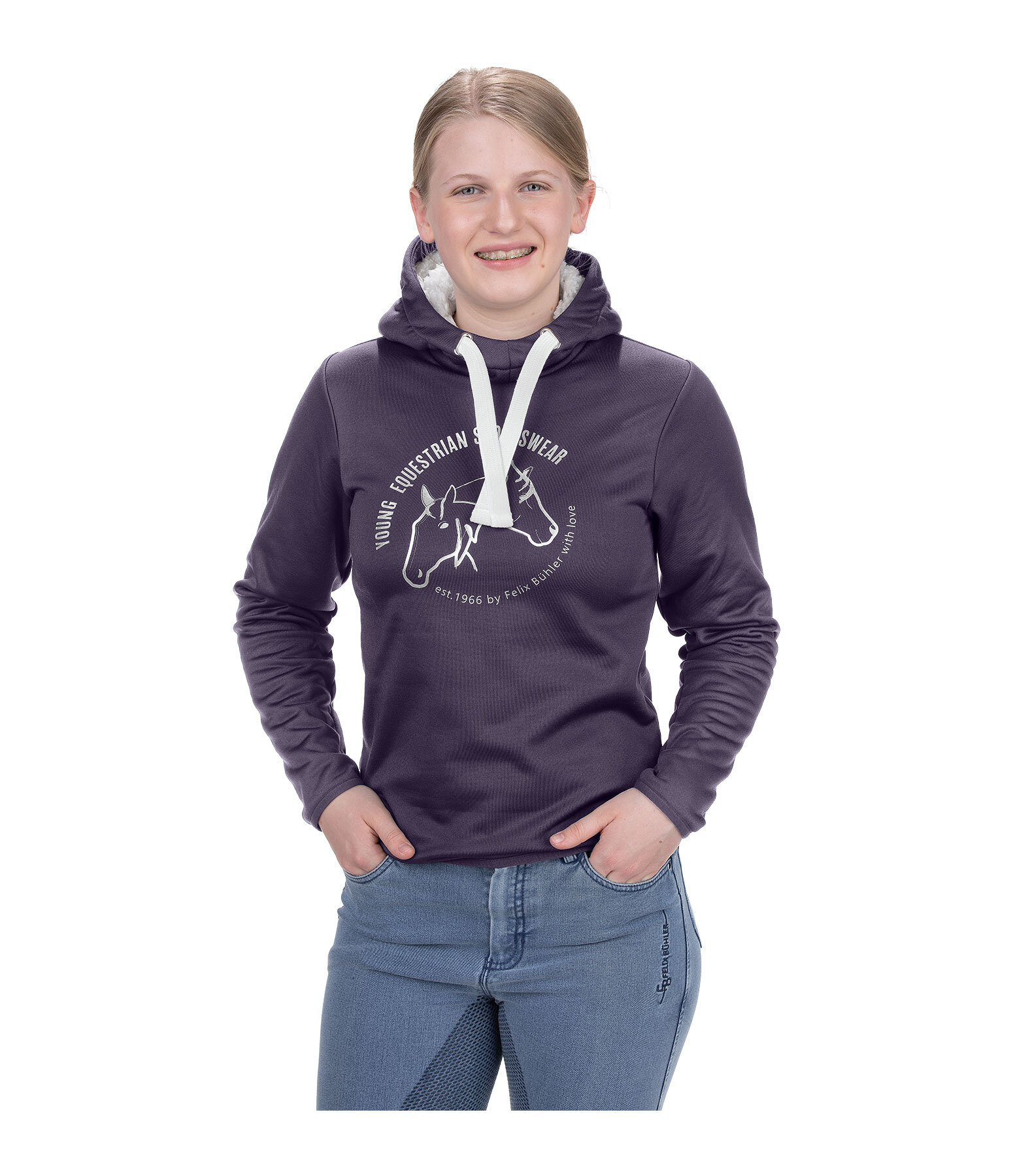 Felpa Performance Stretch con cappuccio per bambini