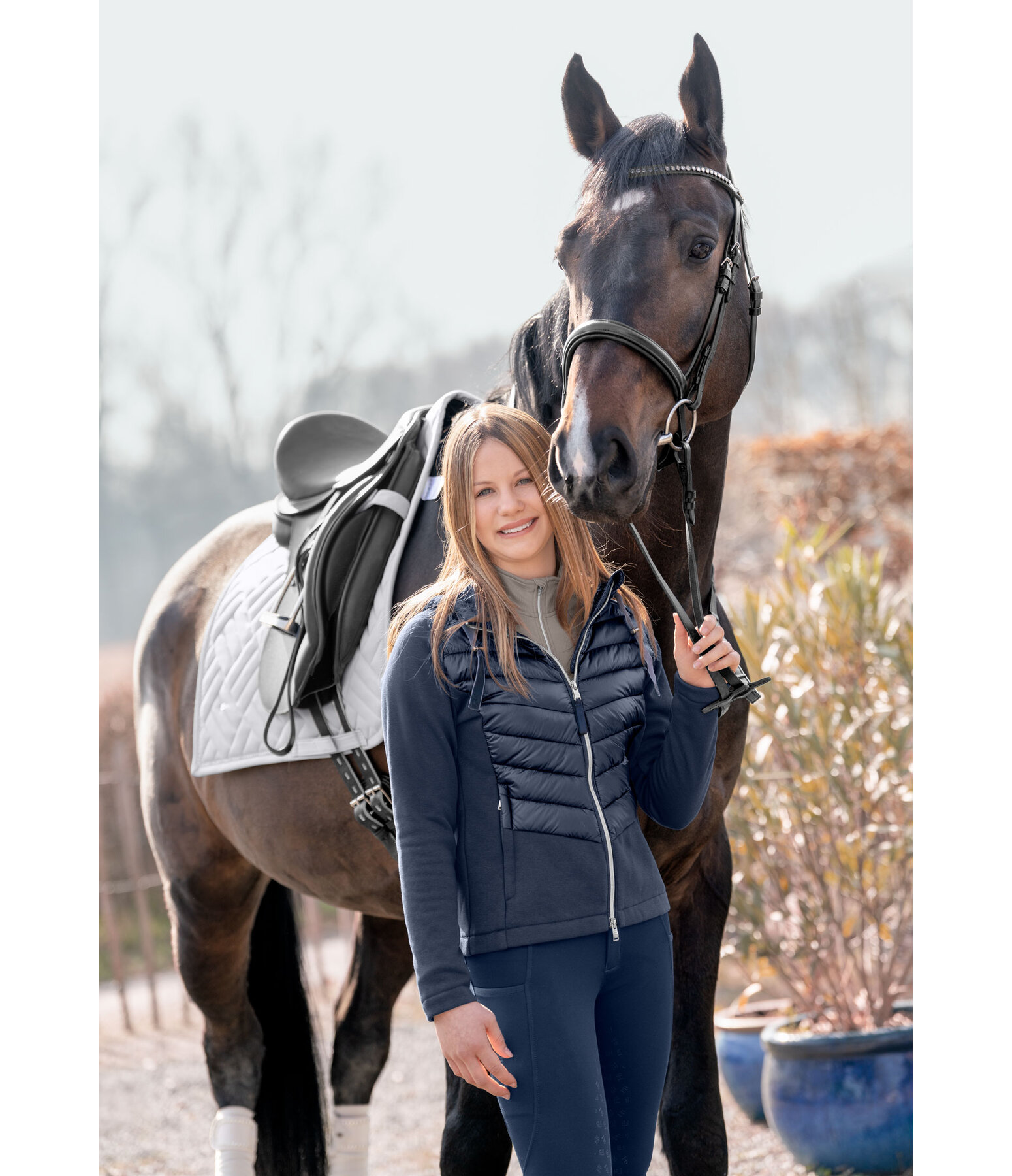 Giacca da equitazione combinata per bambini Bellia